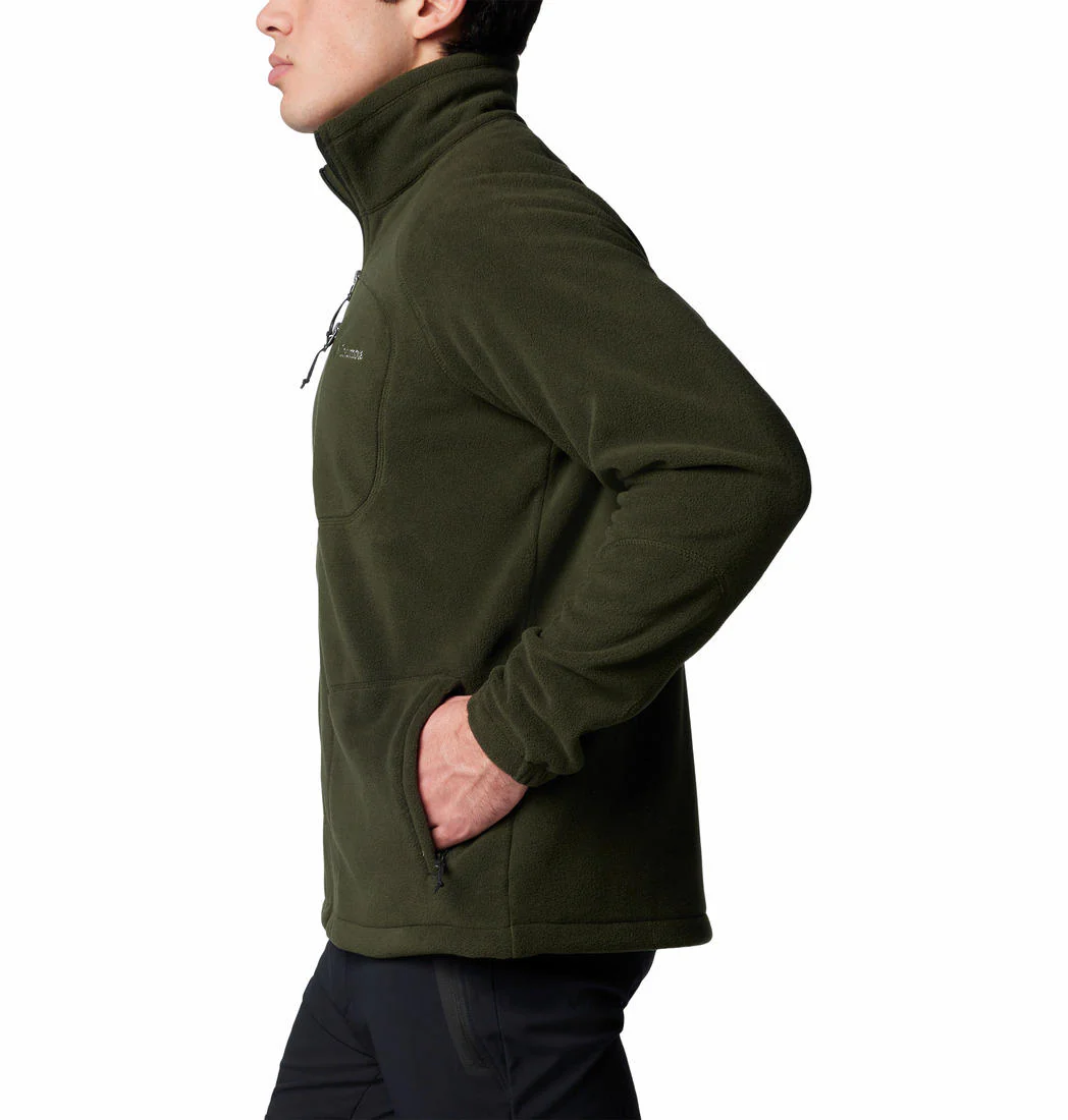 Columbia Men Green Fast Trek II Full Zip Fleece - Image 3