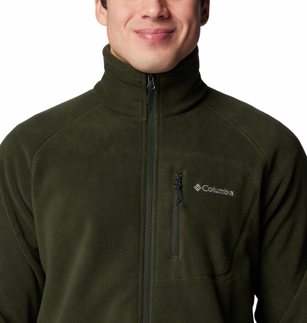 Columbia Men Green Fast Trek II Full Zip Fleece - Image 6