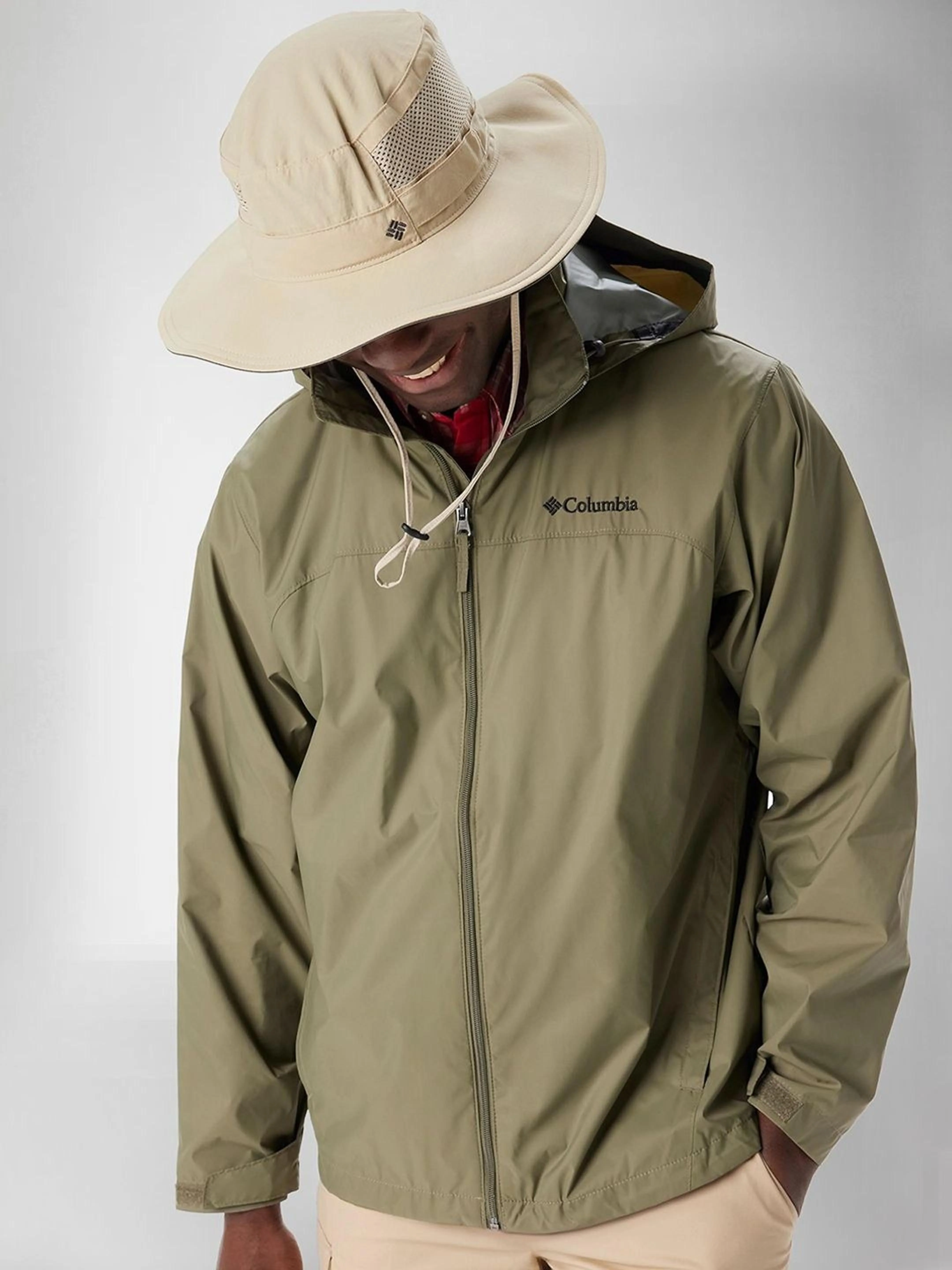 Columbia Men Green Glennaker Lake II Rain Jacket - Image 4