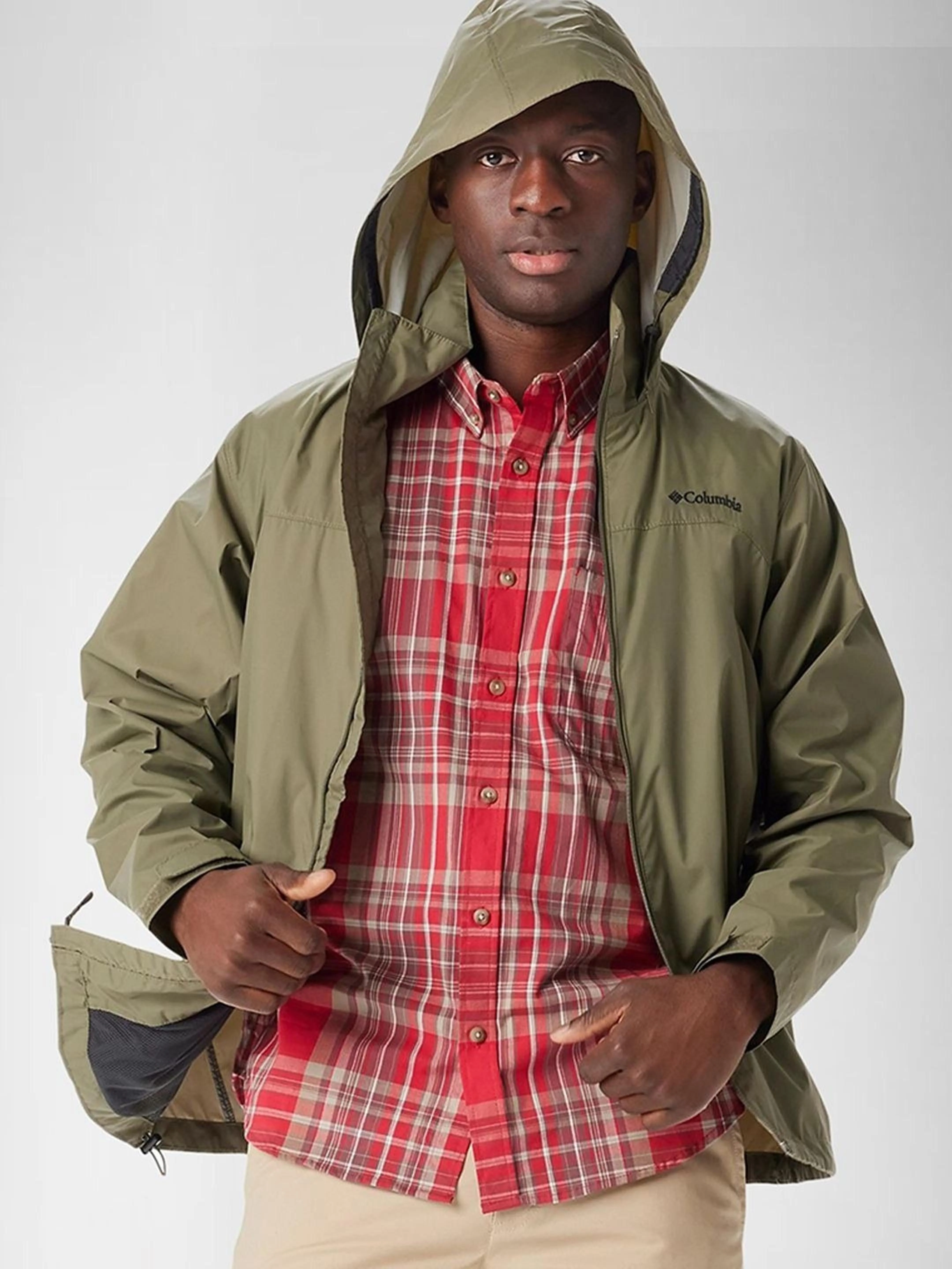 Columbia Men Green Glennaker Lake II Rain Jacket - Image 7