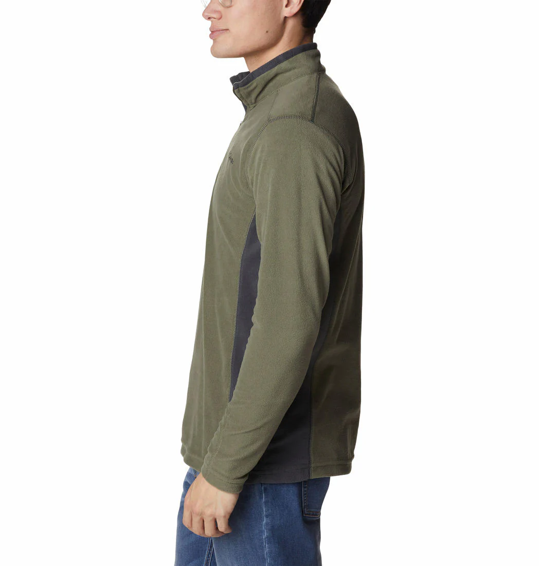 Columbia Men Green Klamath Range II Half Zip - Image 3