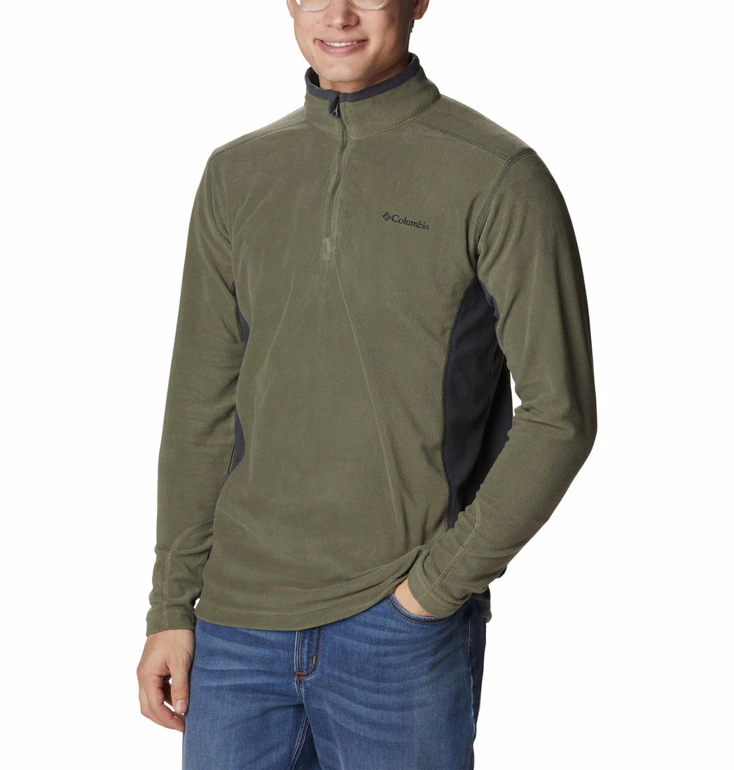 Columbia Men Green Klamath Range II Half Zip - Image 4