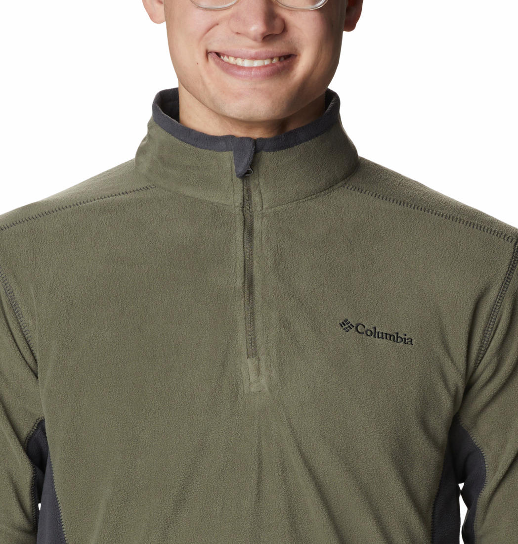 Columbia Men Green Klamath Range II Half Zip - Image 5