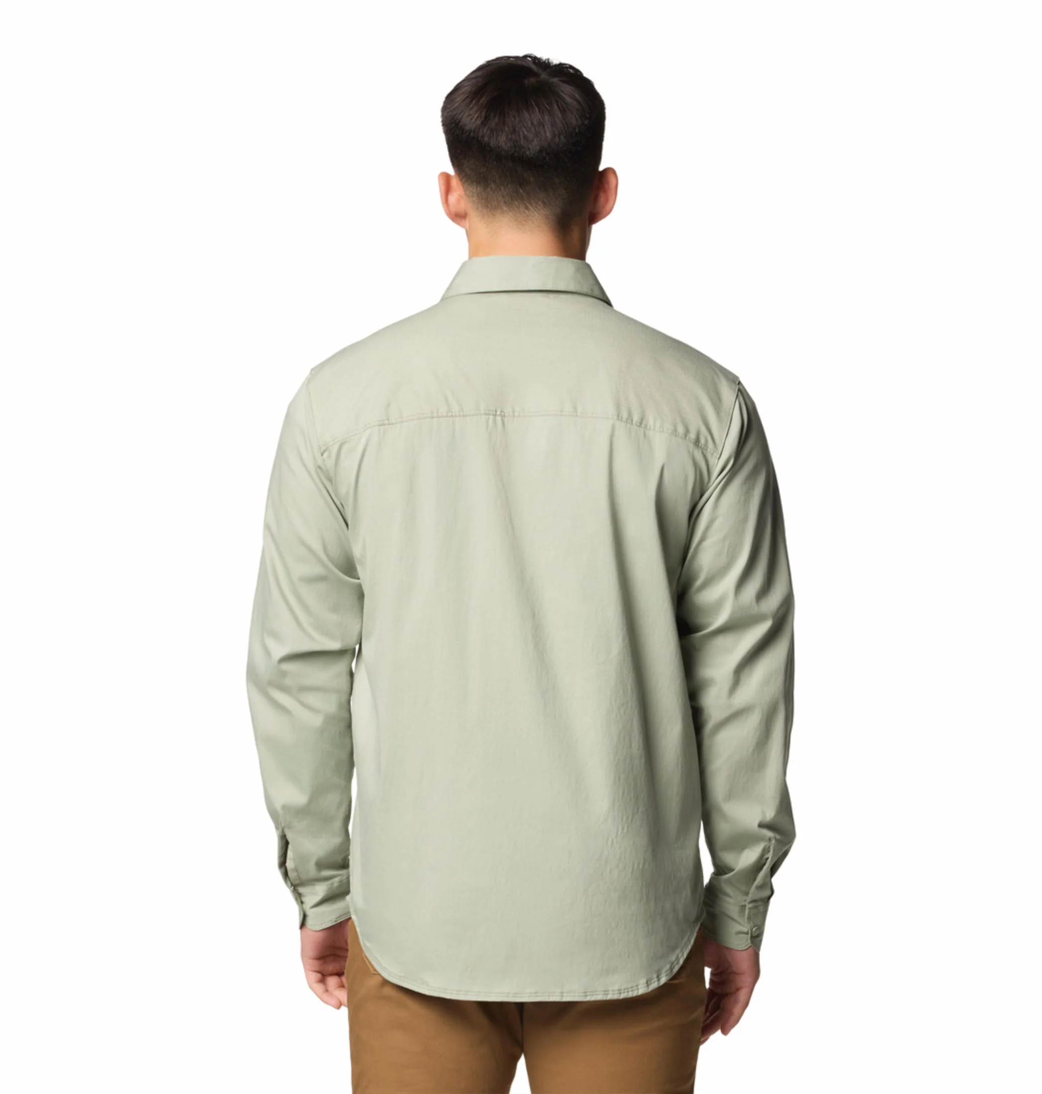 Columbia Men Green Landroamer Twill LS Shirt - Image 2