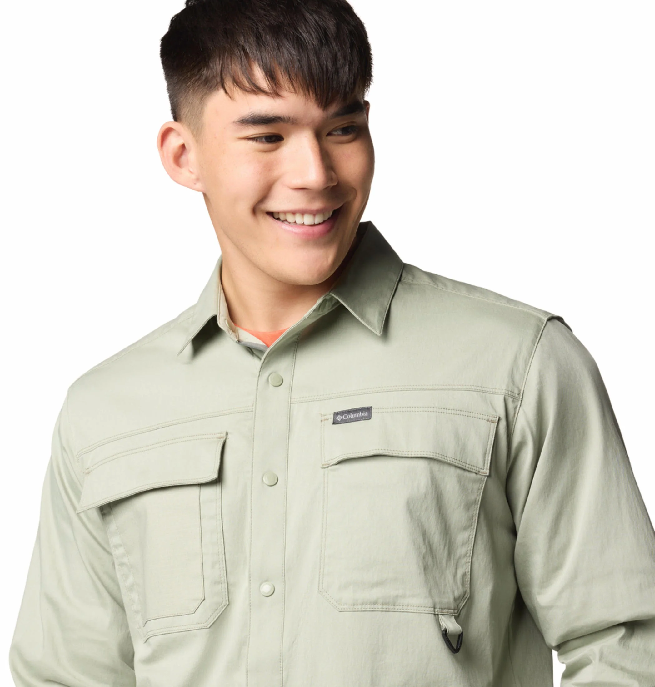 Columbia Men Green Landroamer Twill LS Shirt - Image 6