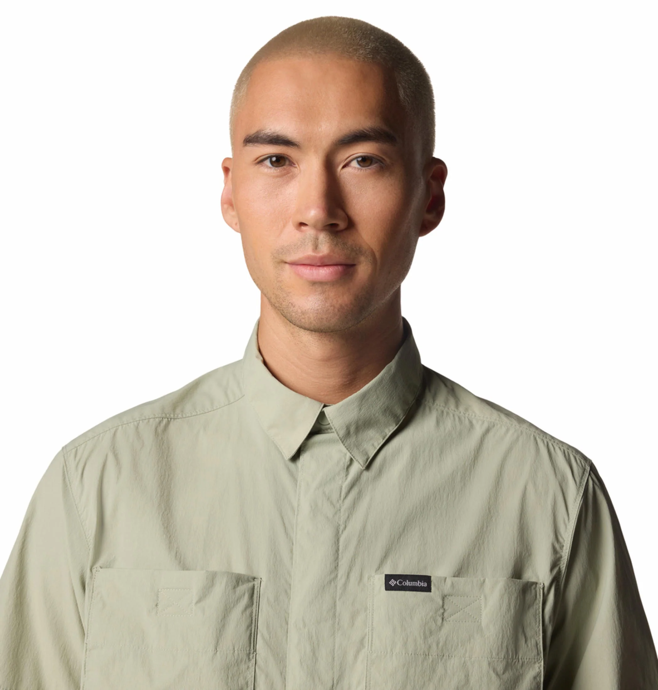 Columbia Men Green Black Mesa Utility SS Shirt - Image 6
