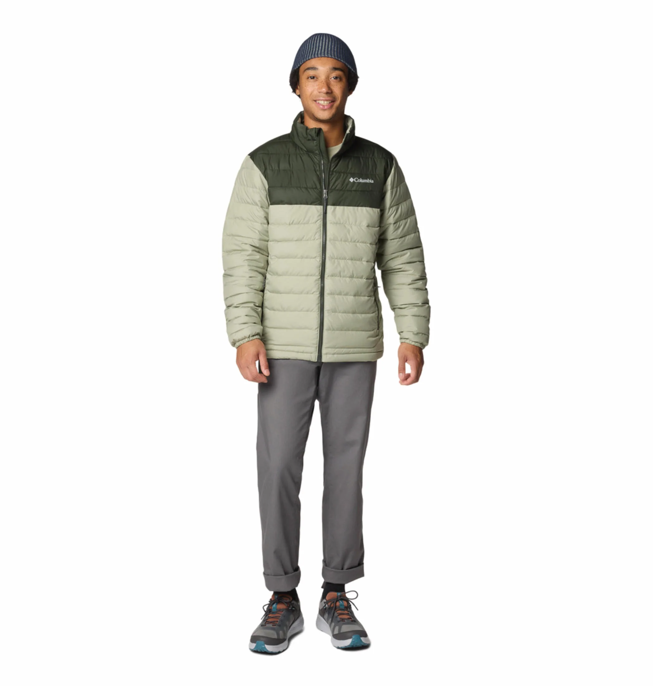 Columbia Men Green Powder Lite II Jacket - Image 6