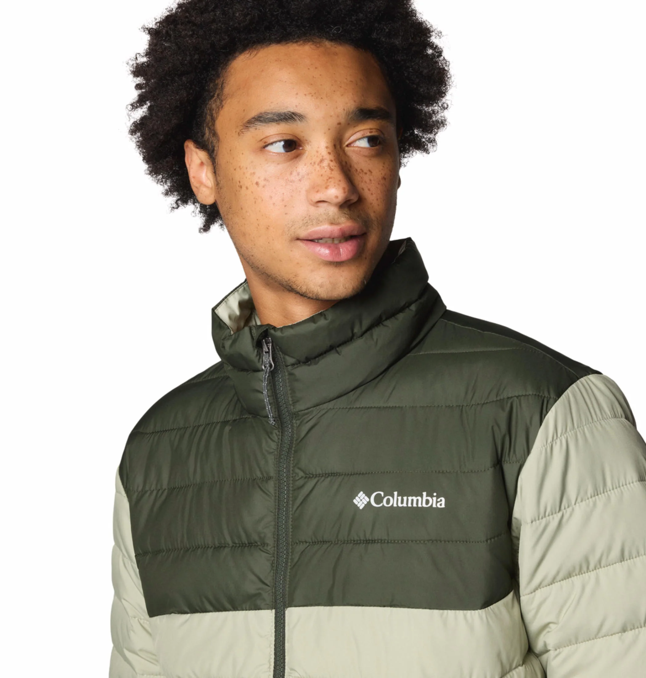 Columbia Men Green Powder Lite II Jacket - Image 7