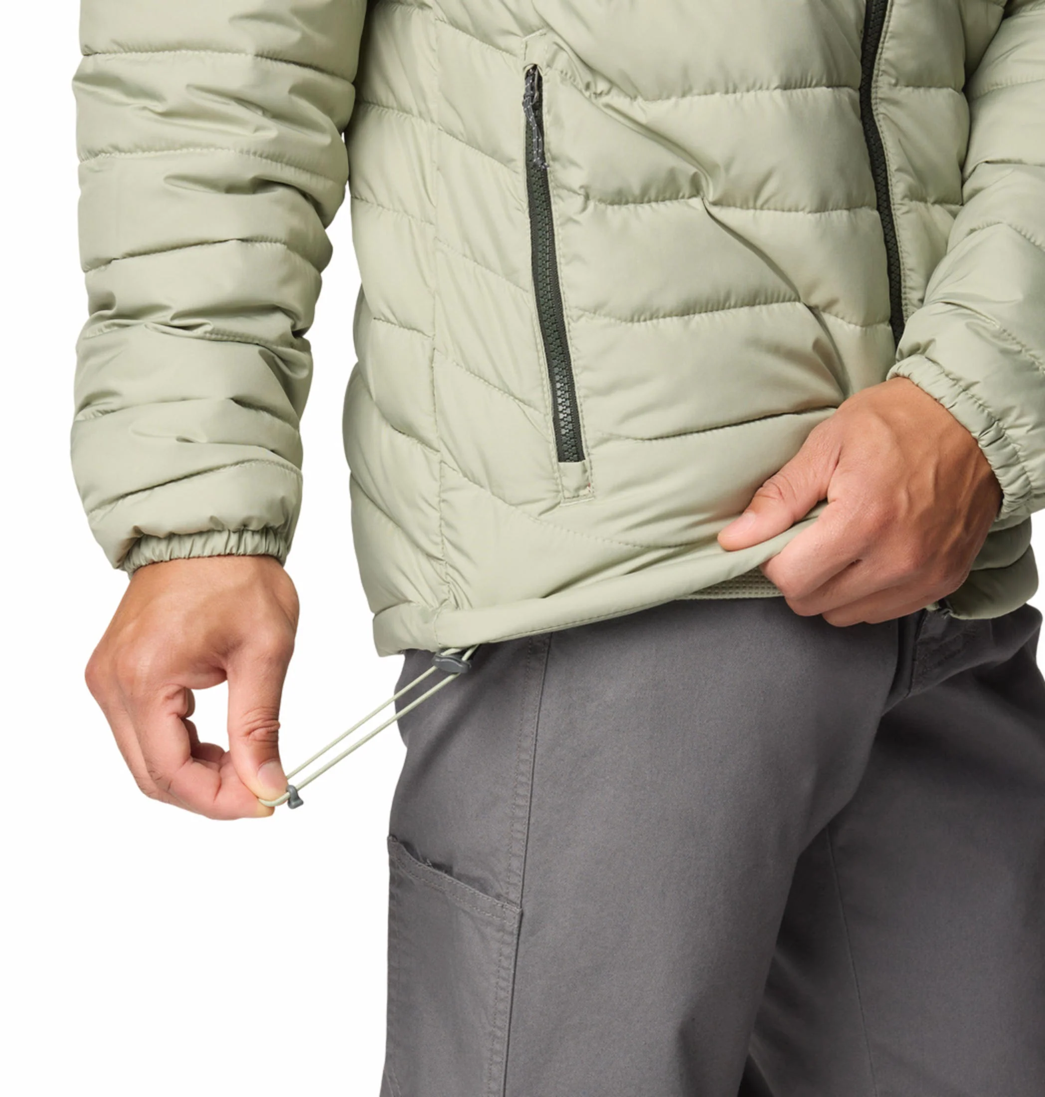 Columbia Men Green Powder Lite II Jacket - Image 9