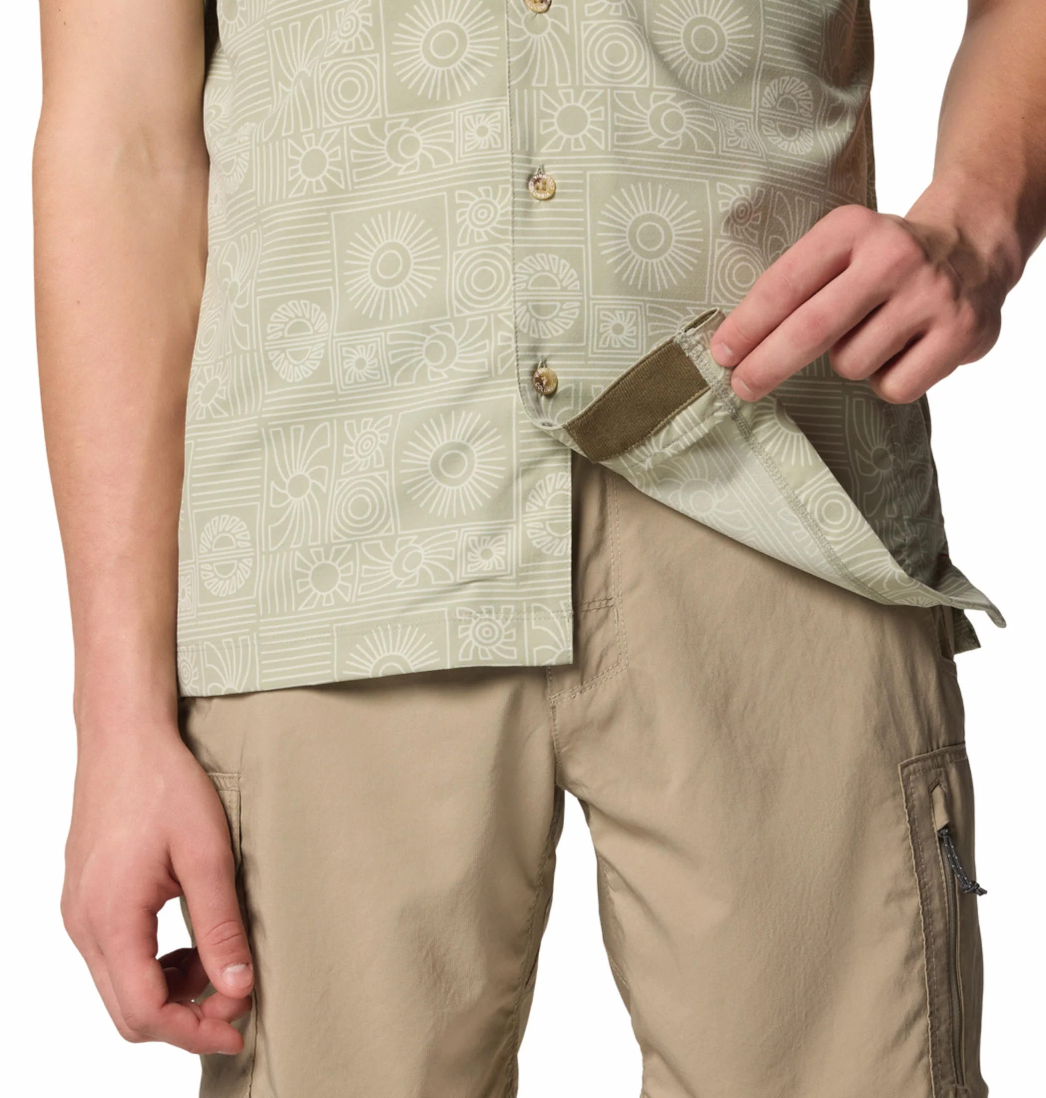 Columbia Men Green Tech Trail Utility Printed Woven SS (Sun Protection) - Image 5