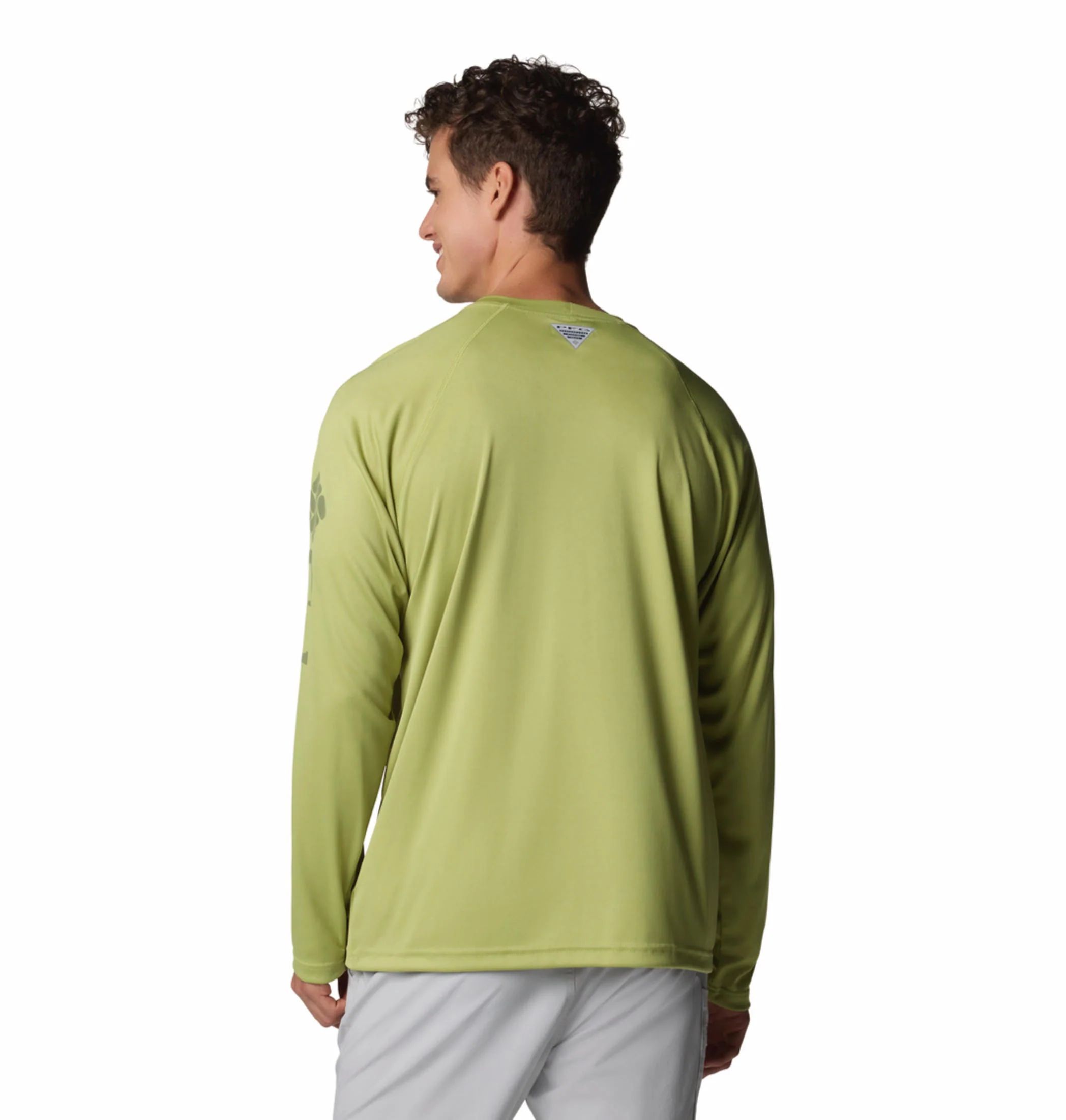 Columbia Men Green Terminal Tackle LS Shirt (Sun Protection) - Image 5