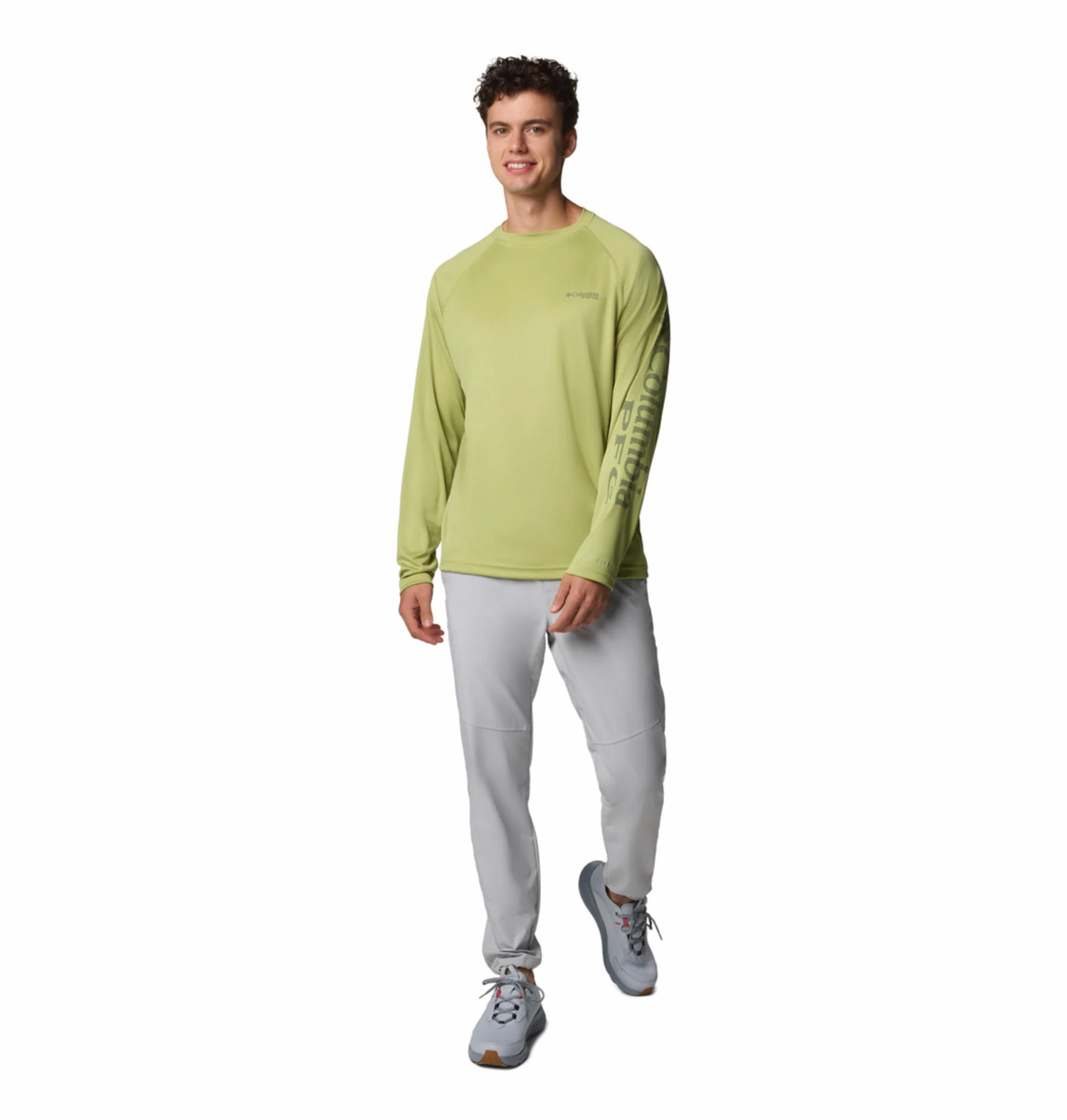 Columbia Men Green Terminal Tackle LS Shirt (Sun Protection) - Image 6