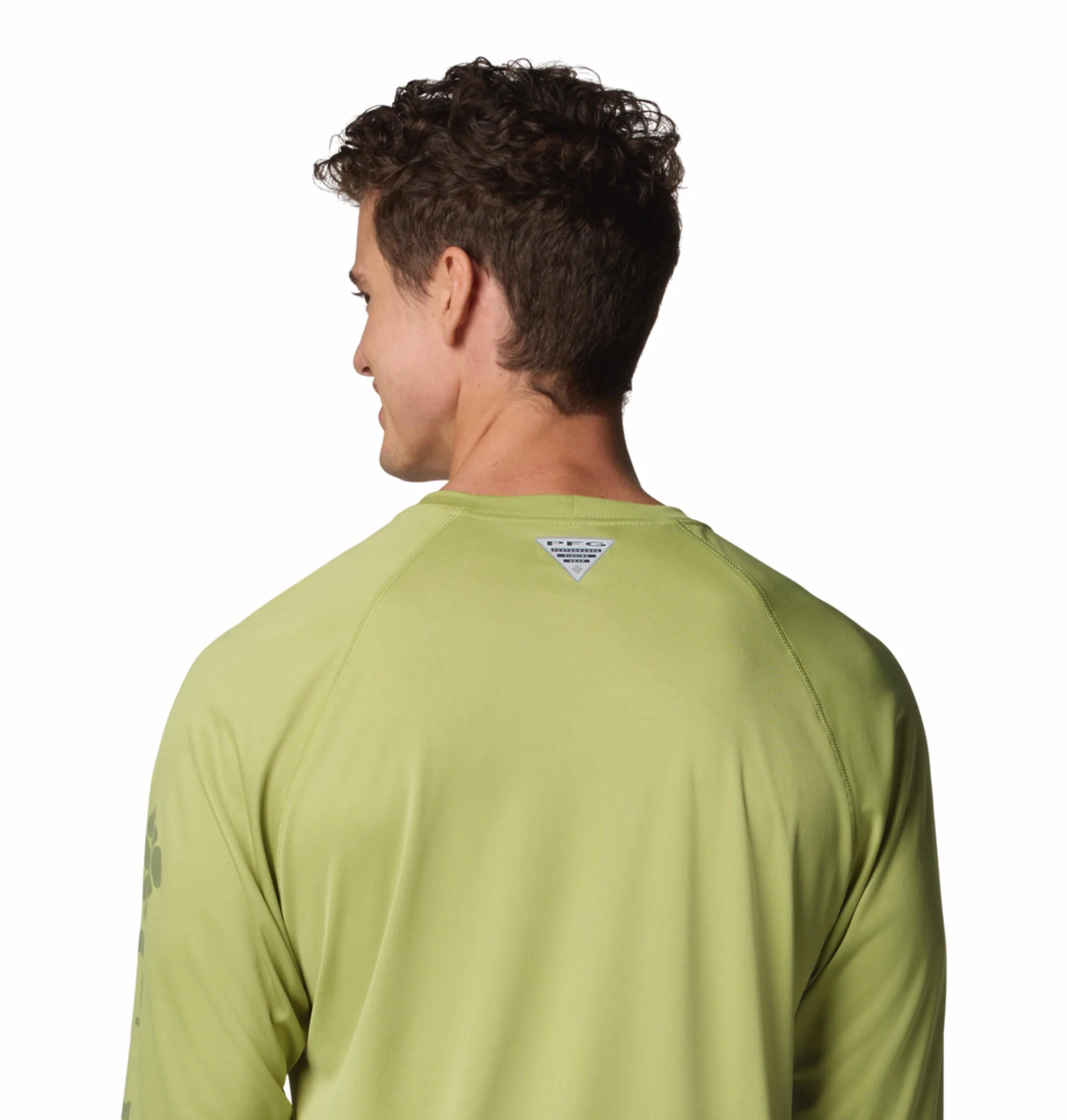 Columbia Men Green Terminal Tackle LS Shirt (Sun Protection) - Image 8