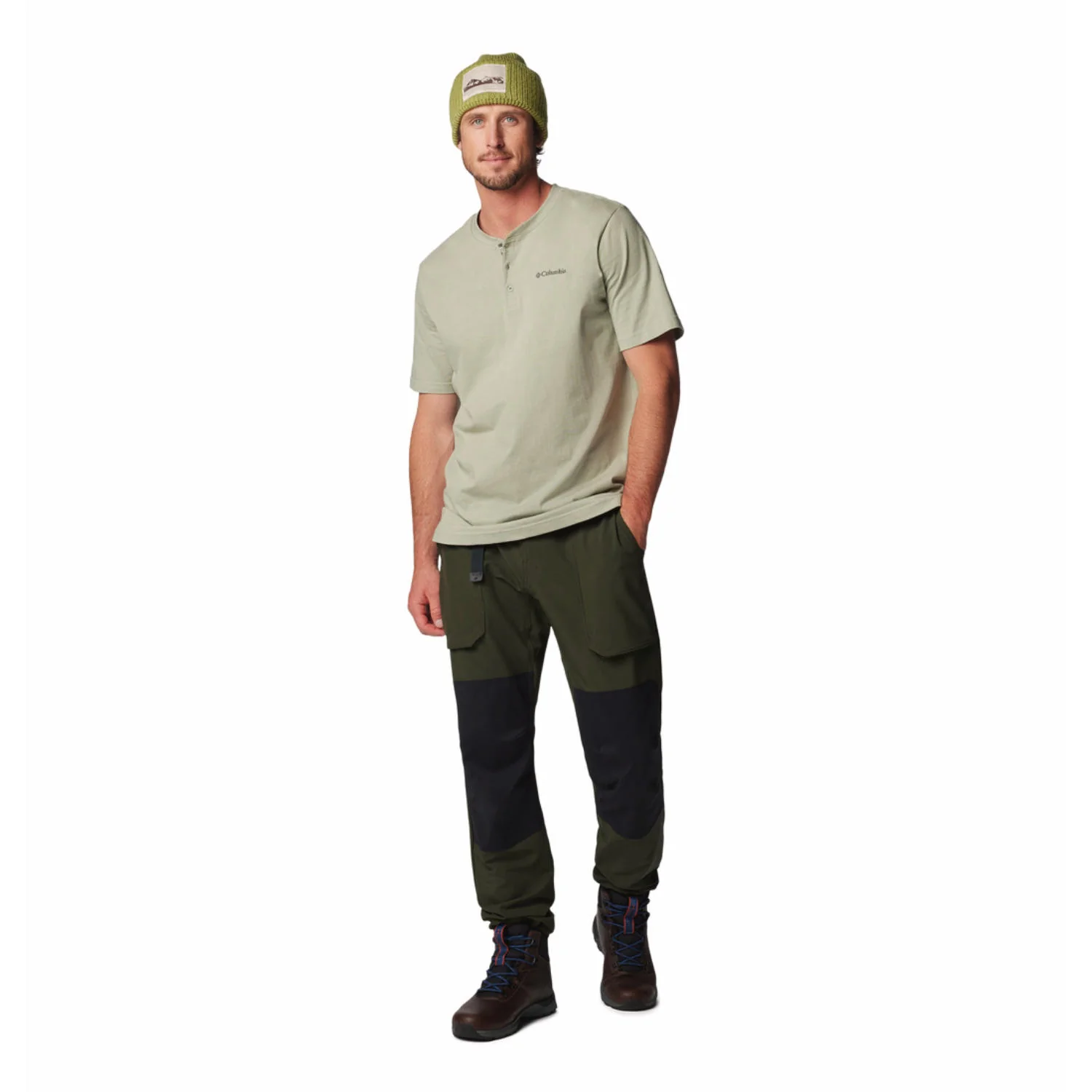 Columbia Men Green Landroamer SS Henley II (Sun Protection) - Image 3