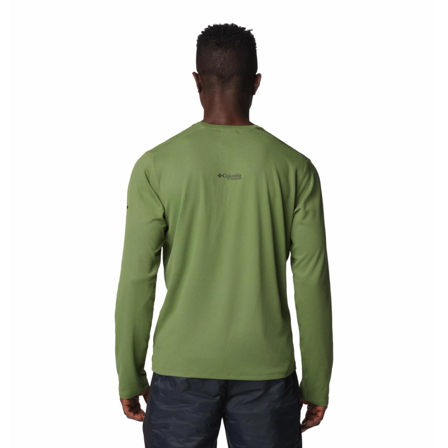 Columbia Men Green Summit Valley LS Crew (Sun Protection) - Image 2