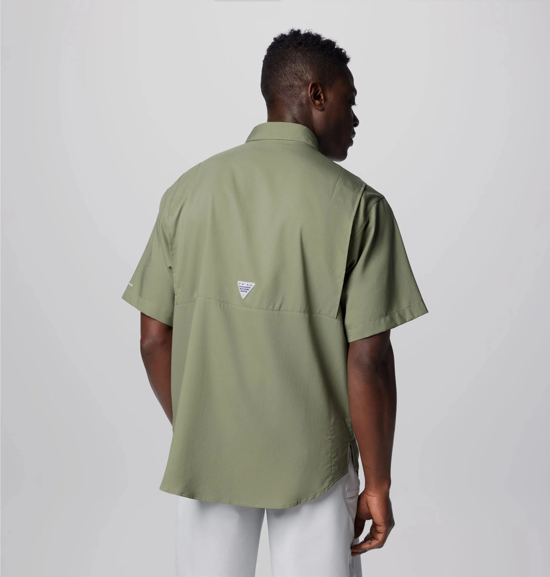 Columbia Men Green Tamiami II SS Shirt (Sun Protection) - Image 5