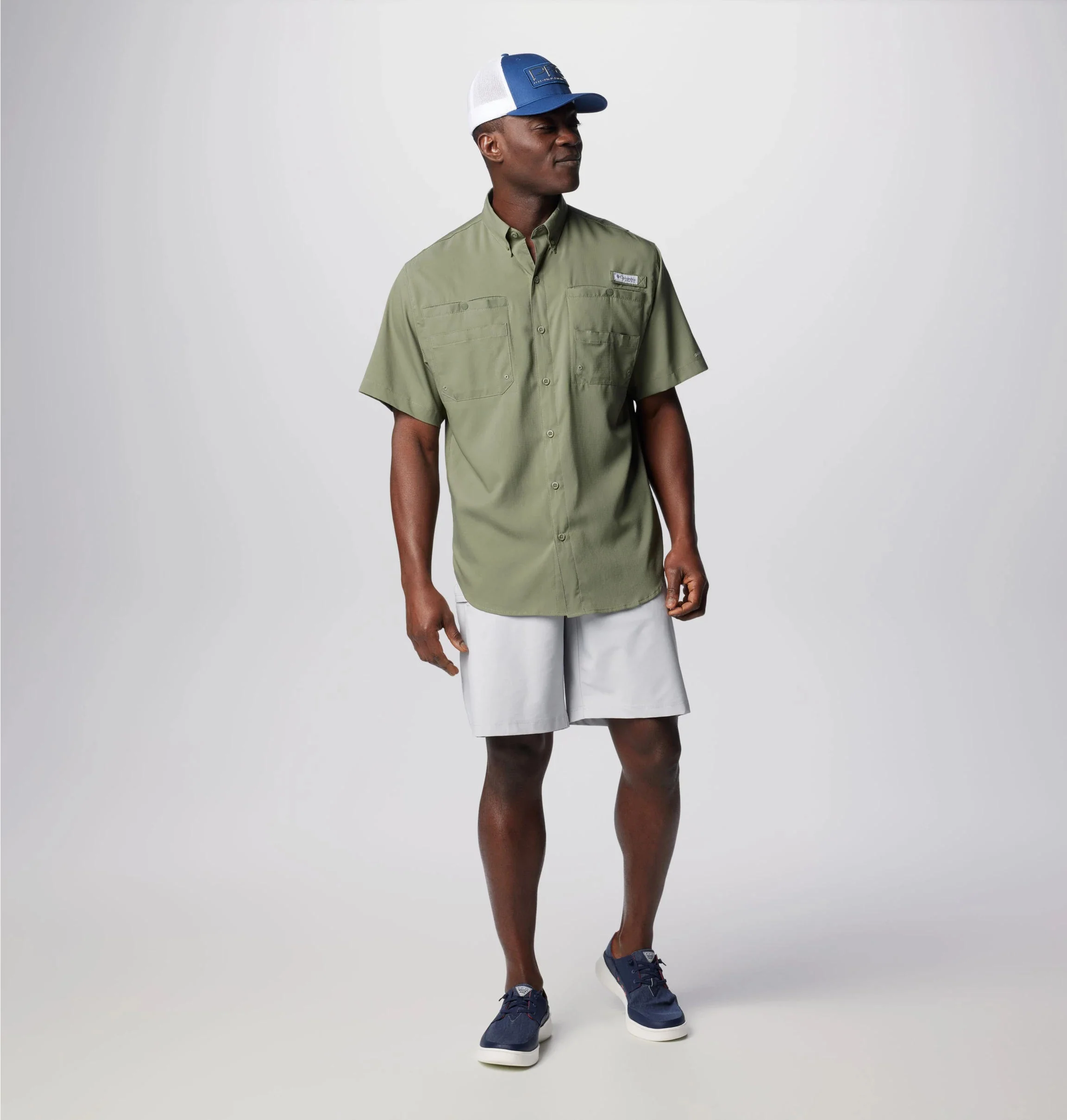 Columbia Men Green Tamiami II SS Shirt (Sun Protection) - Image 6