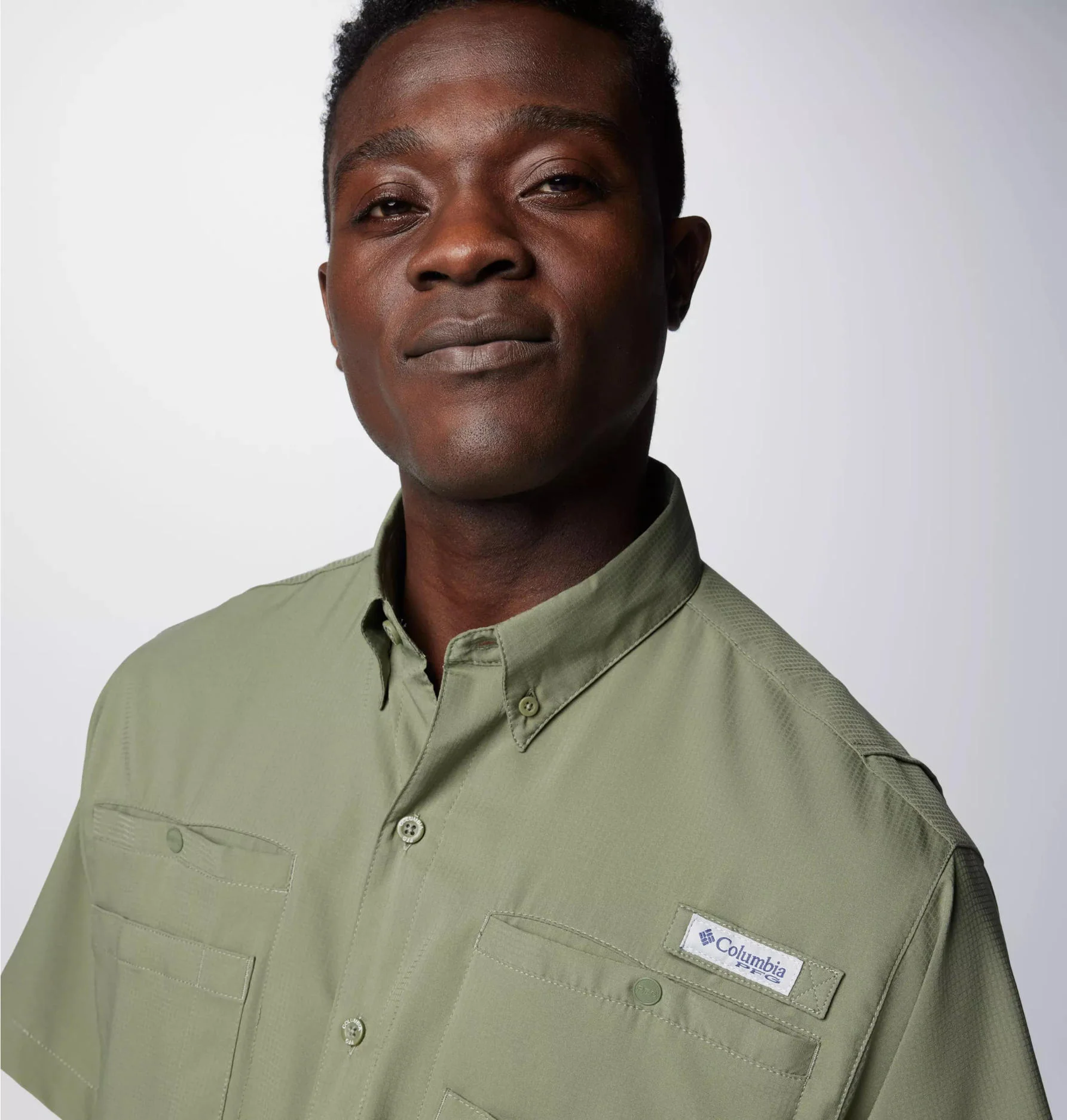 Columbia Men Green Tamiami II SS Shirt (Sun Protection) - Image 7