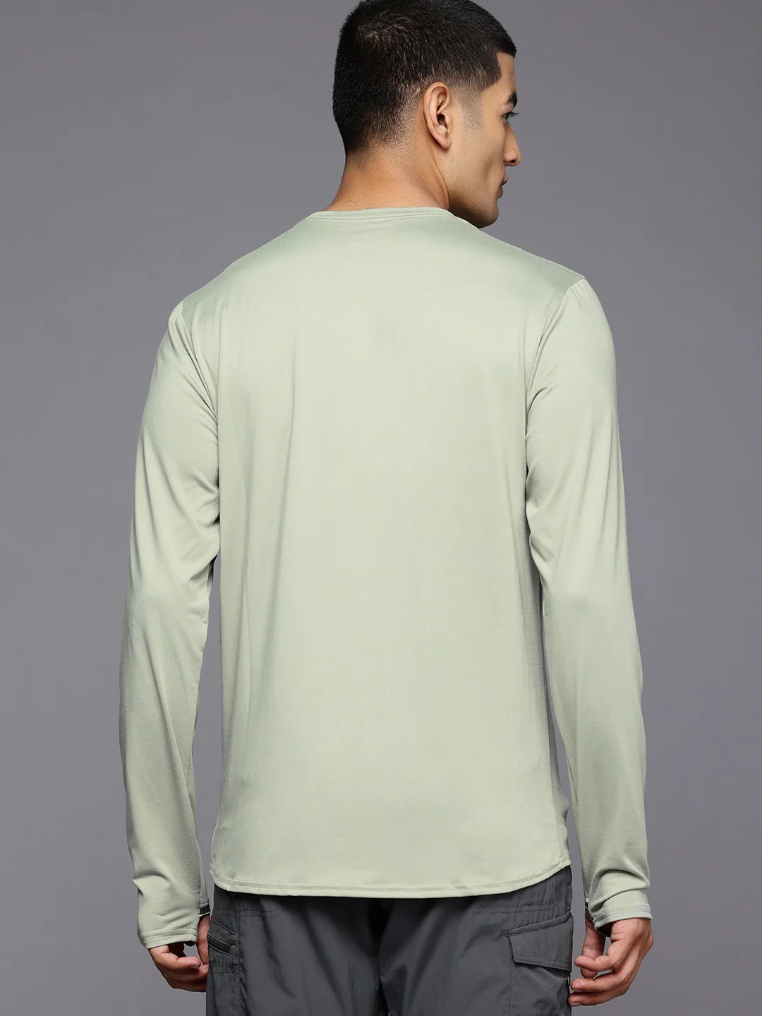 Columbia Men Green Tech Trail Long Sleeve Crew II (Sun Protection) - Image 2