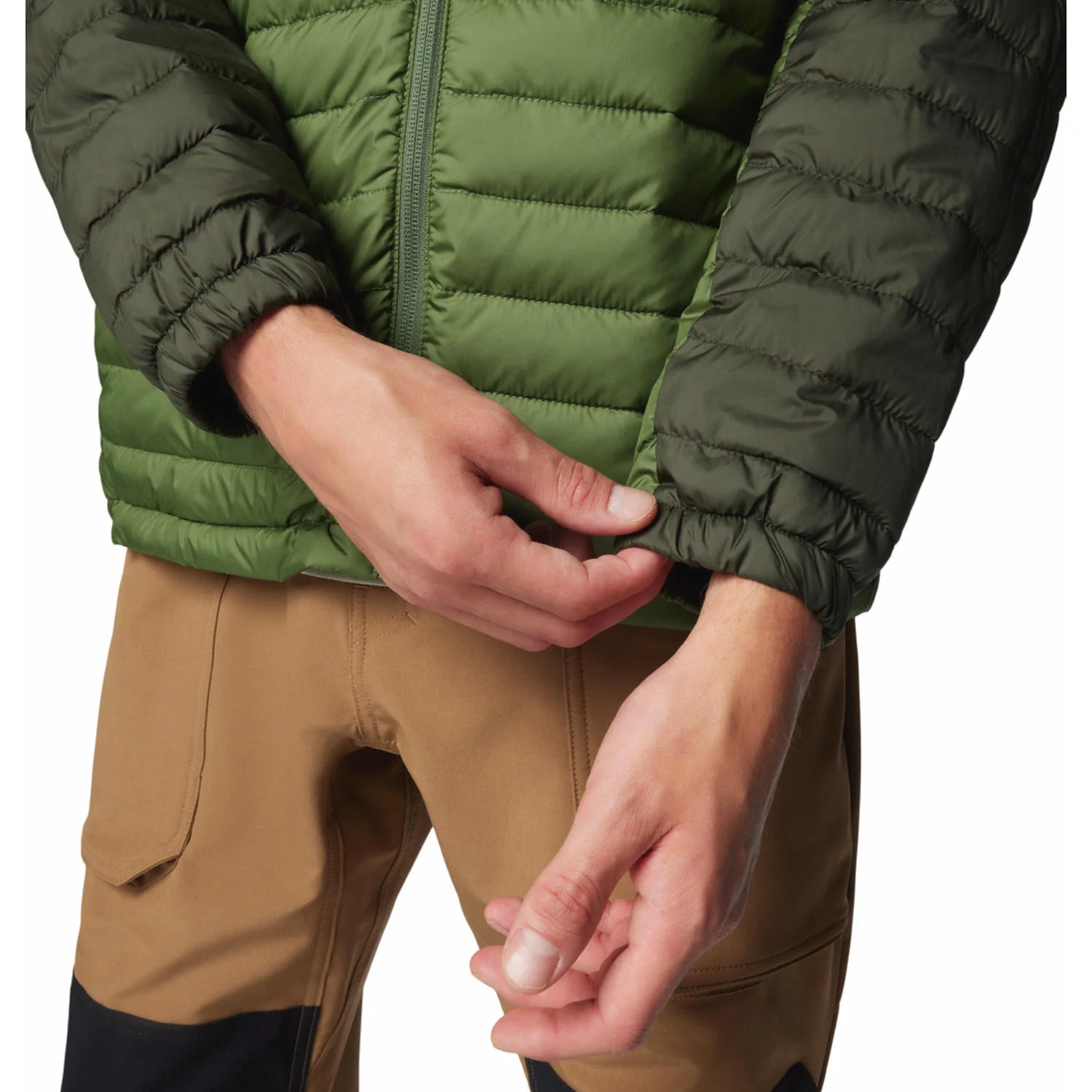Columbia Men Green Silver Falls II Hooded Jacket - Image 15