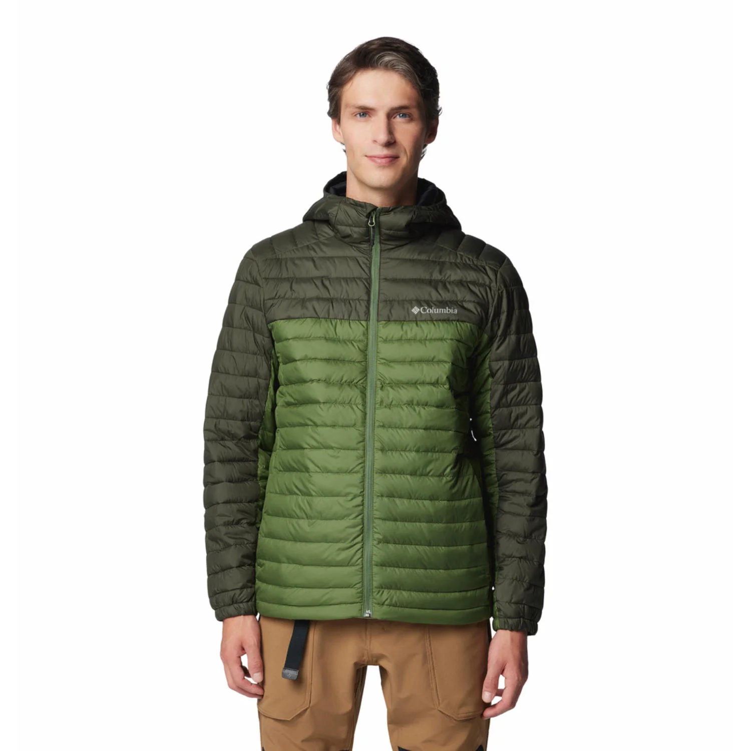 Columbia Men Green Silver Falls II Hooded Jacket - Image 9