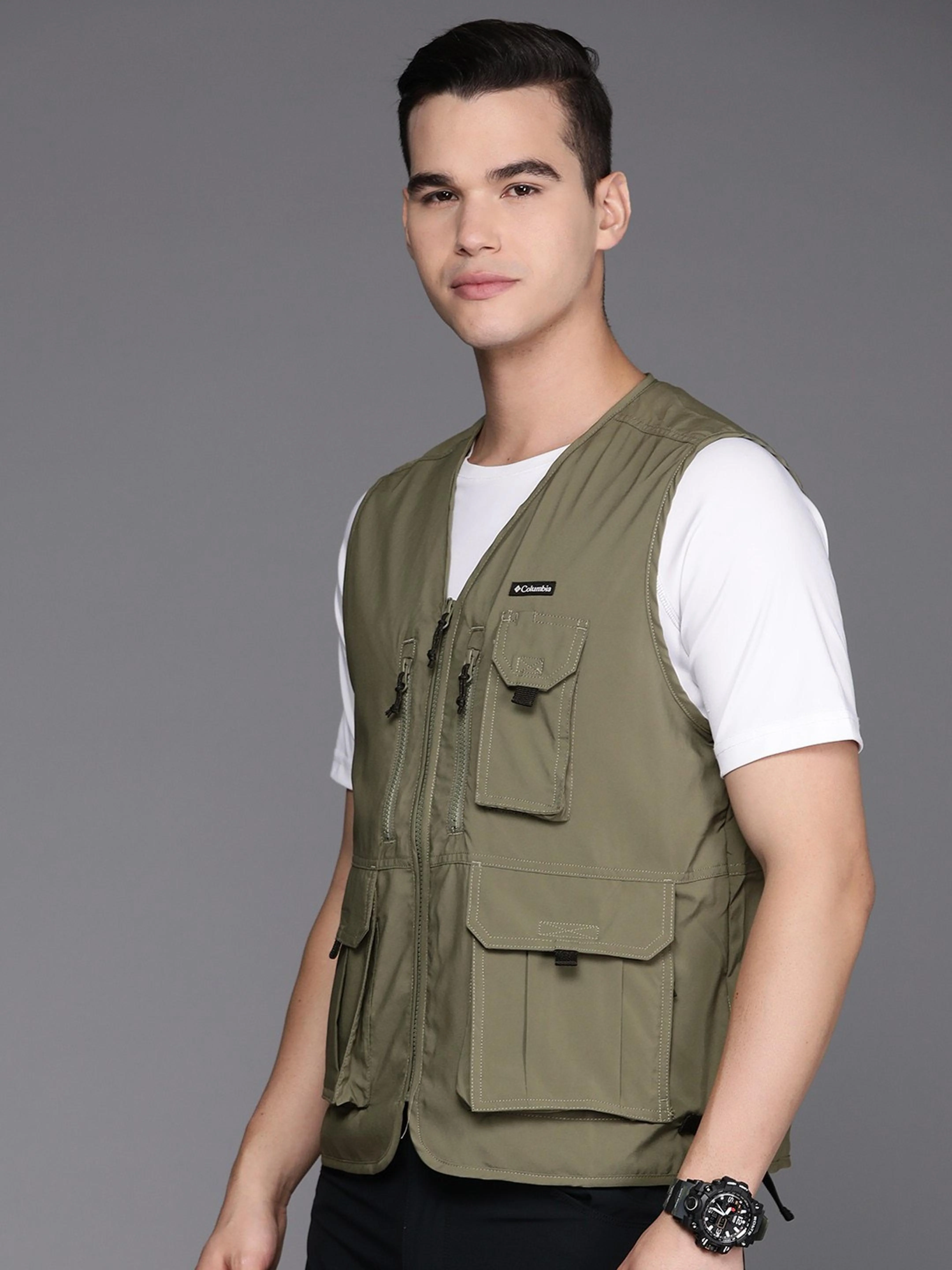 Columbia Men Green Silver Ridge Utility Vest (Sun Protection) - Image 4