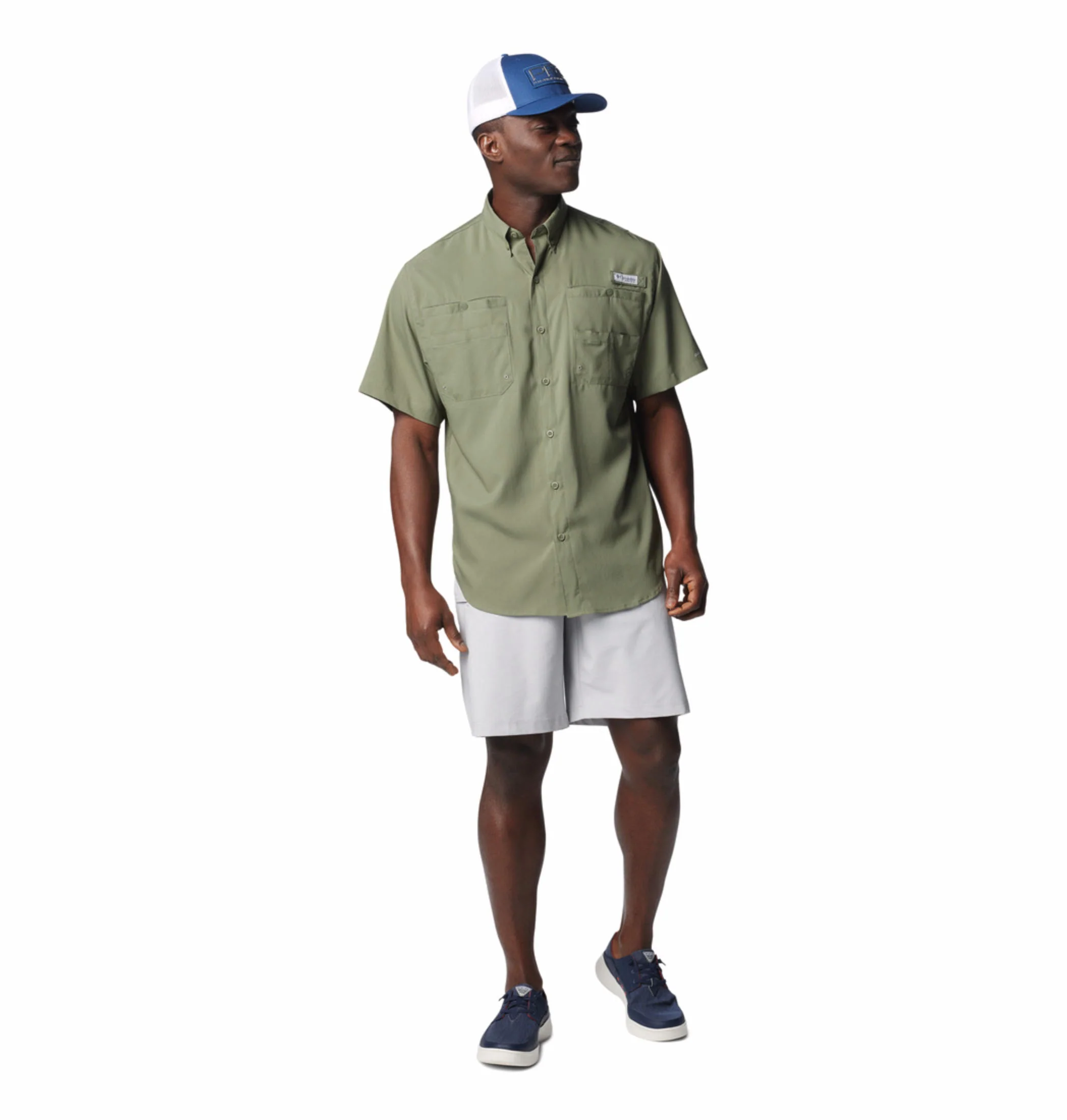 Columbia Men Green Tamiami II SS Shirt (Sun Protection) - Image 5