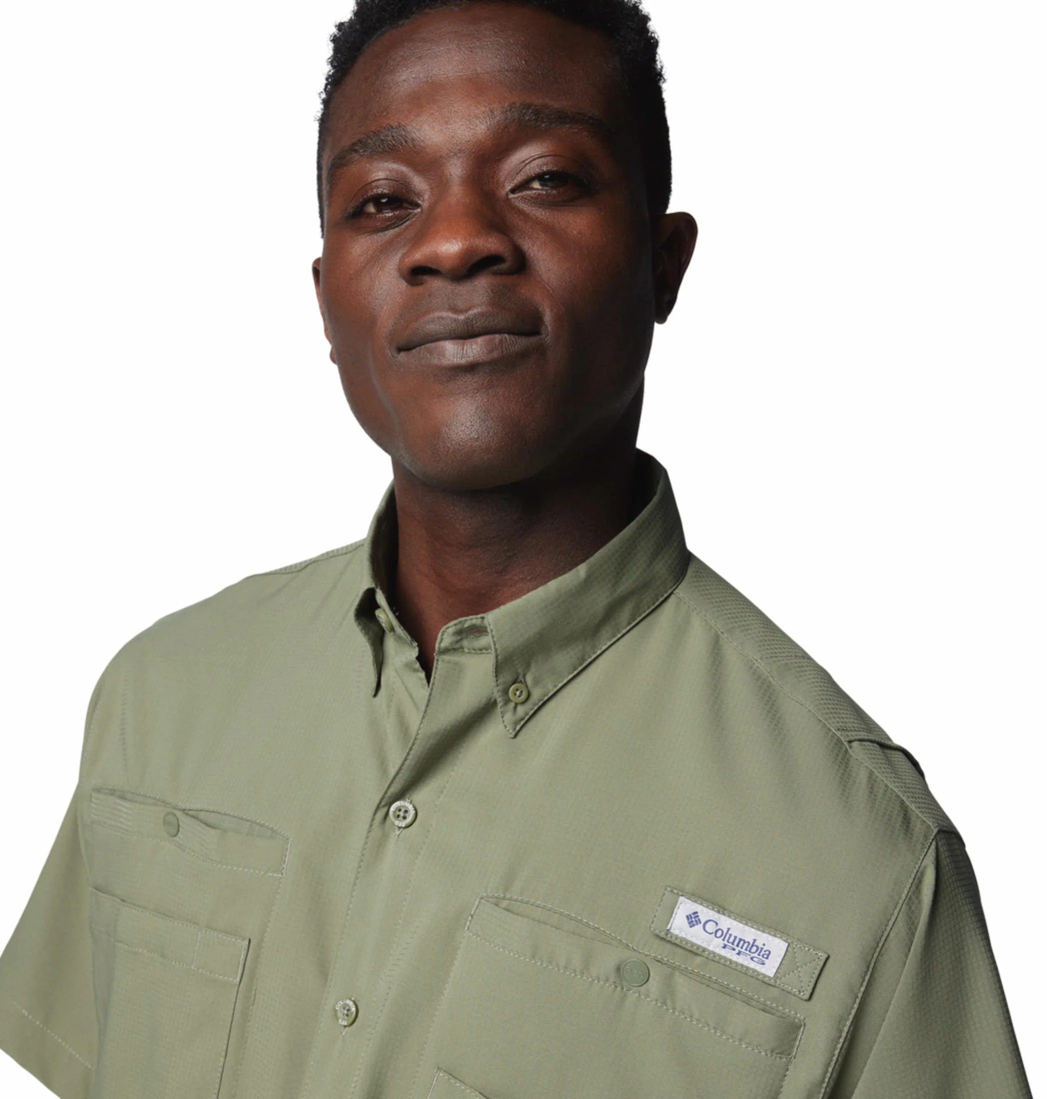 Columbia Men Green Tamiami II SS Shirt (Sun Protection) - Image 6