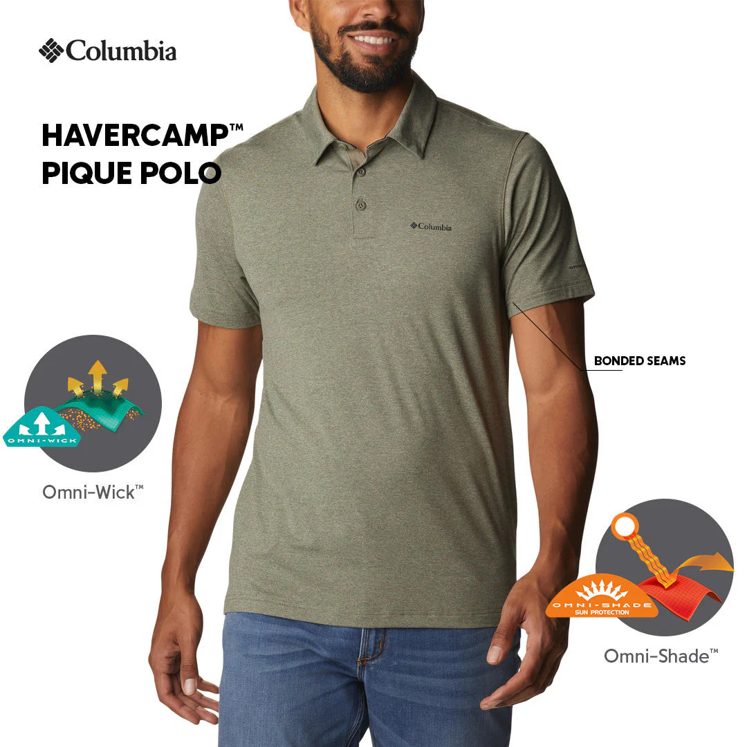 Columbia Men Green Tech Trail Polo (Sun Protection) - Image 2