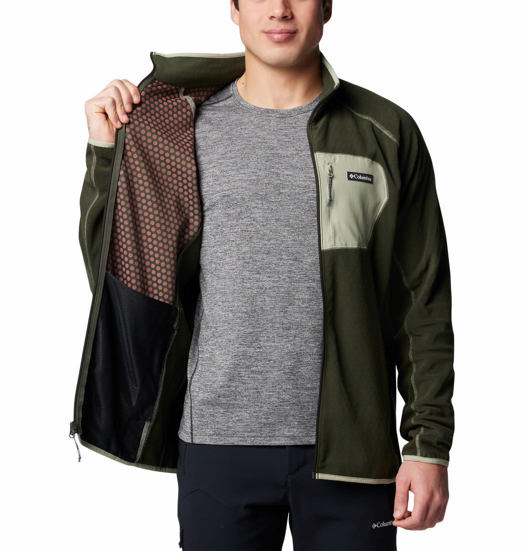 Columbia Men Green Outdoor Tracks Full Zip II - Image 5