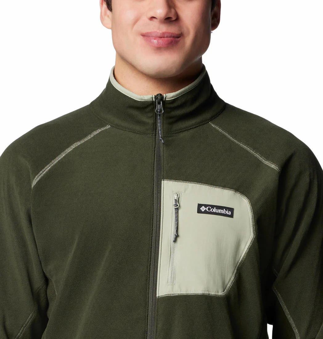 Columbia Men Green Outdoor Tracks Full Zip II - Image 6