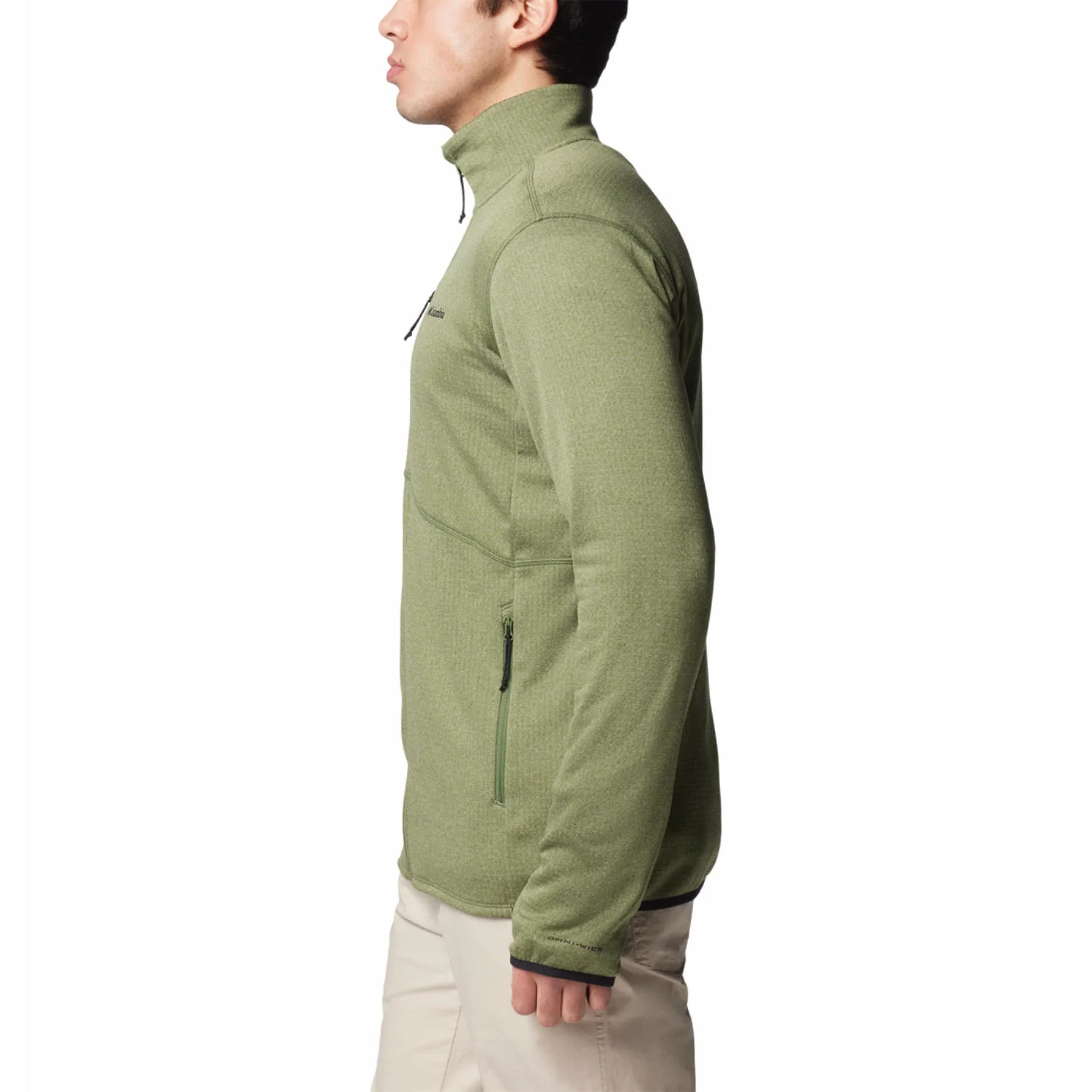 Columbia Men Green Park View Fleece Full Zip - Image 3