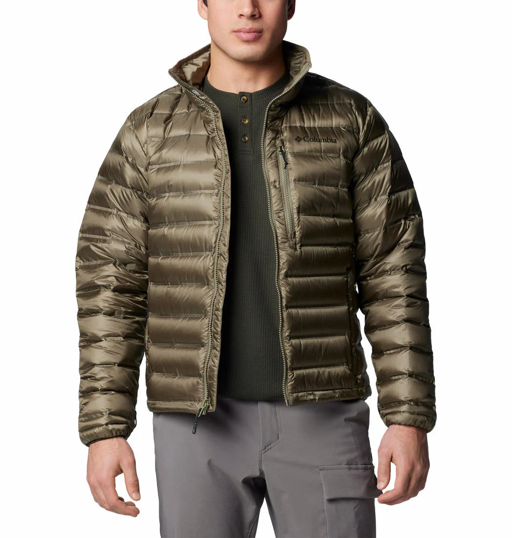 Columbia Men Green Pebble Peak II Down Jacket - Image 4