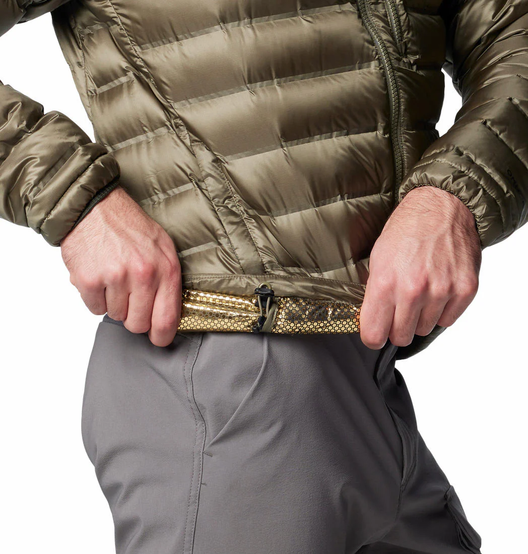 Columbia Men Green Pebble Peak II Down Jacket - Image 7