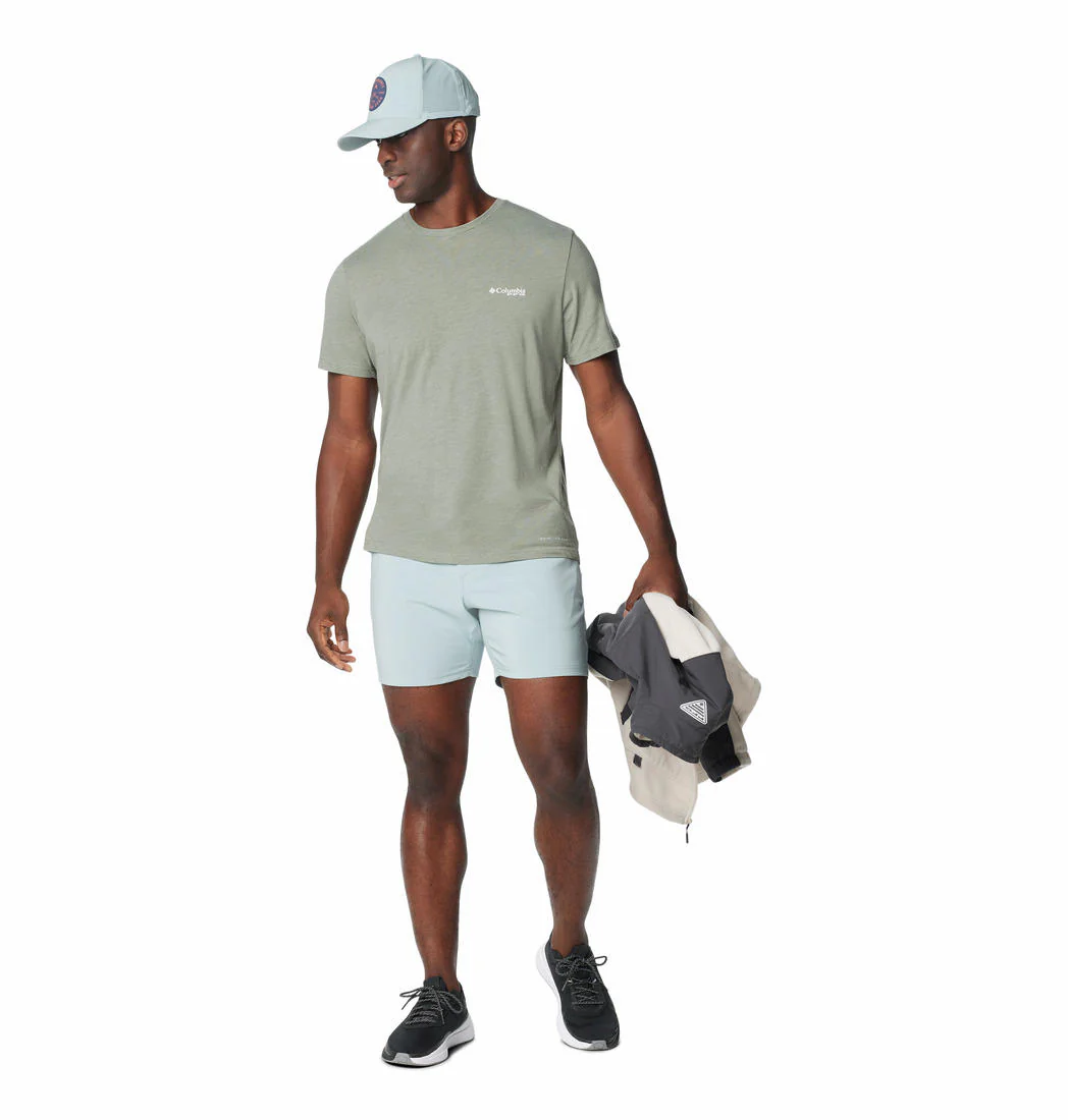 Columbia Men Green PFG Tarpon Rise Tech Tee SS (Sun Protection) - Image 4