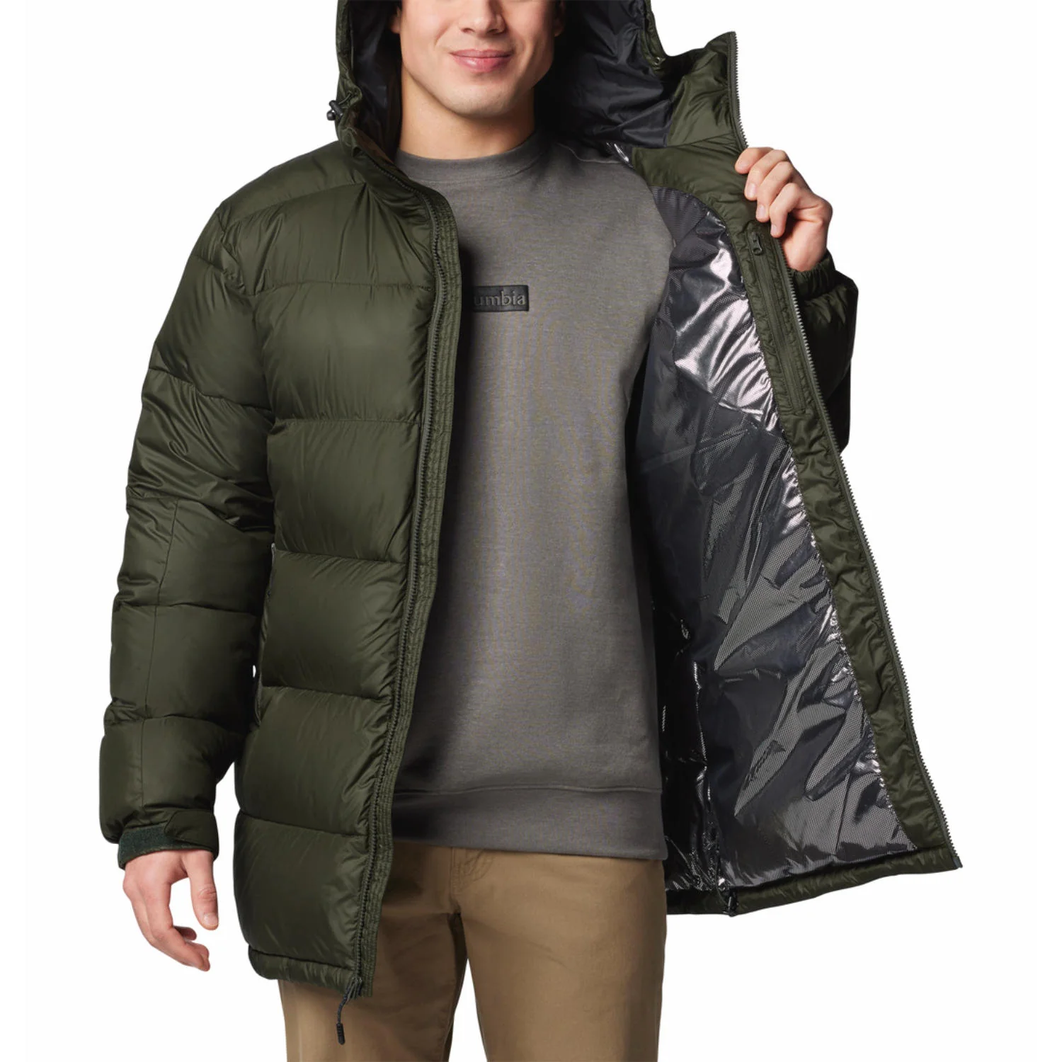 Columbia Men Green Pike Lake Parka - Image 6