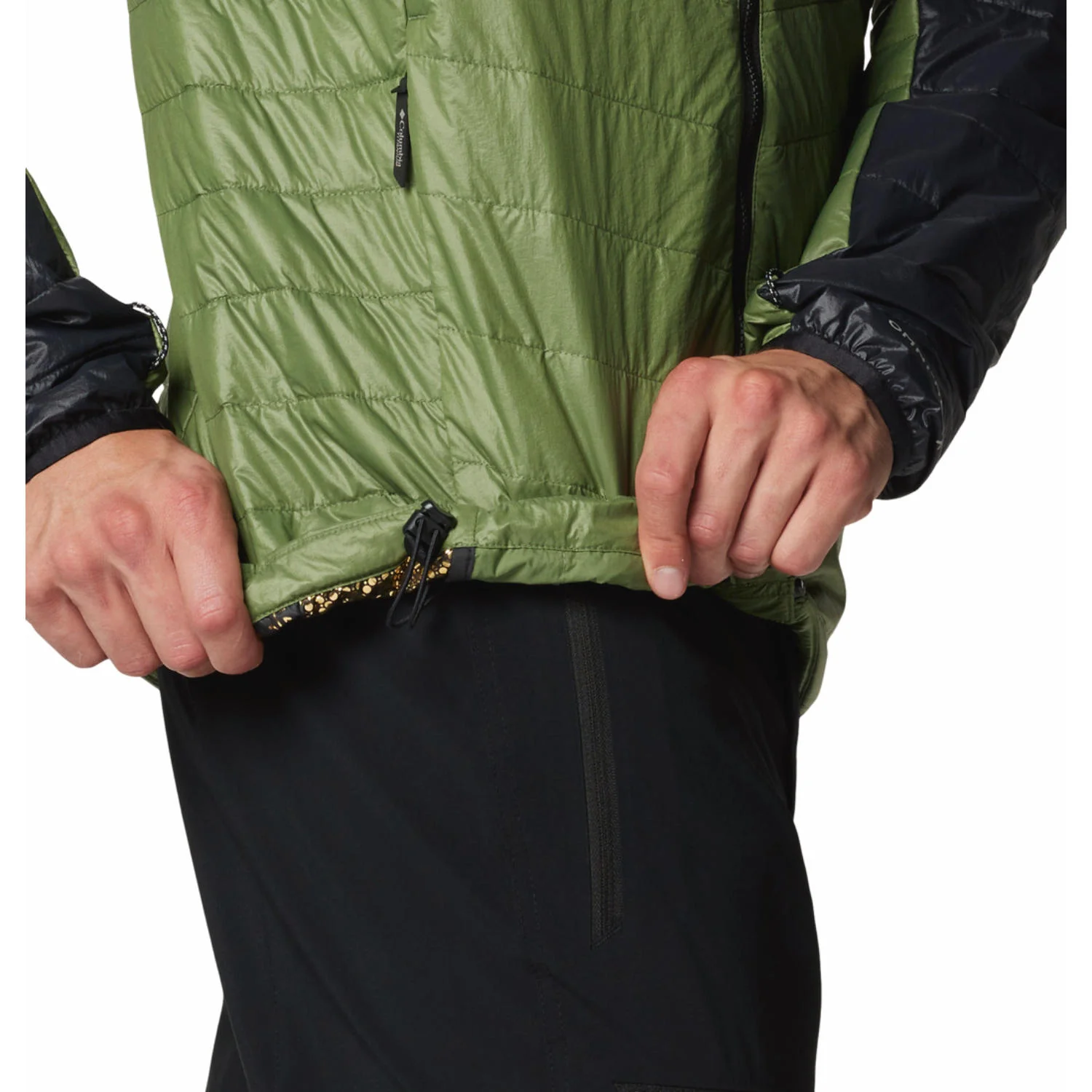 Columbia Men Green Platinum Peak II Hooded Jacket - Image 8