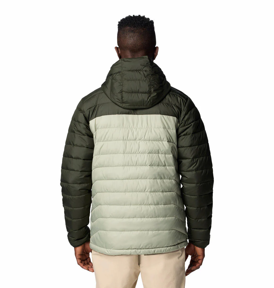 Columbia Men Green Powder Lite II Hooded Jacket - Image 2