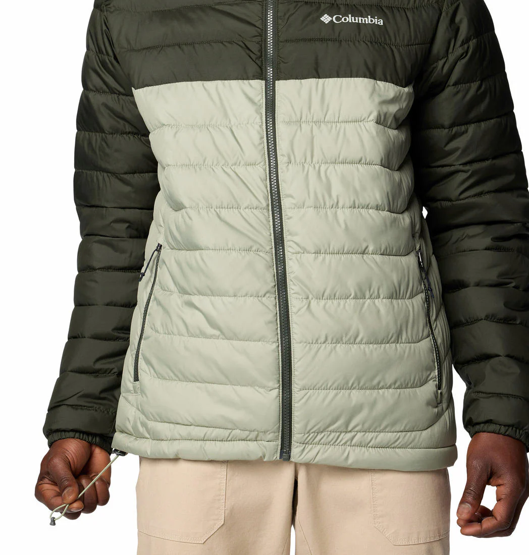Columbia Men Green Powder Lite II Hooded Jacket - Image 7