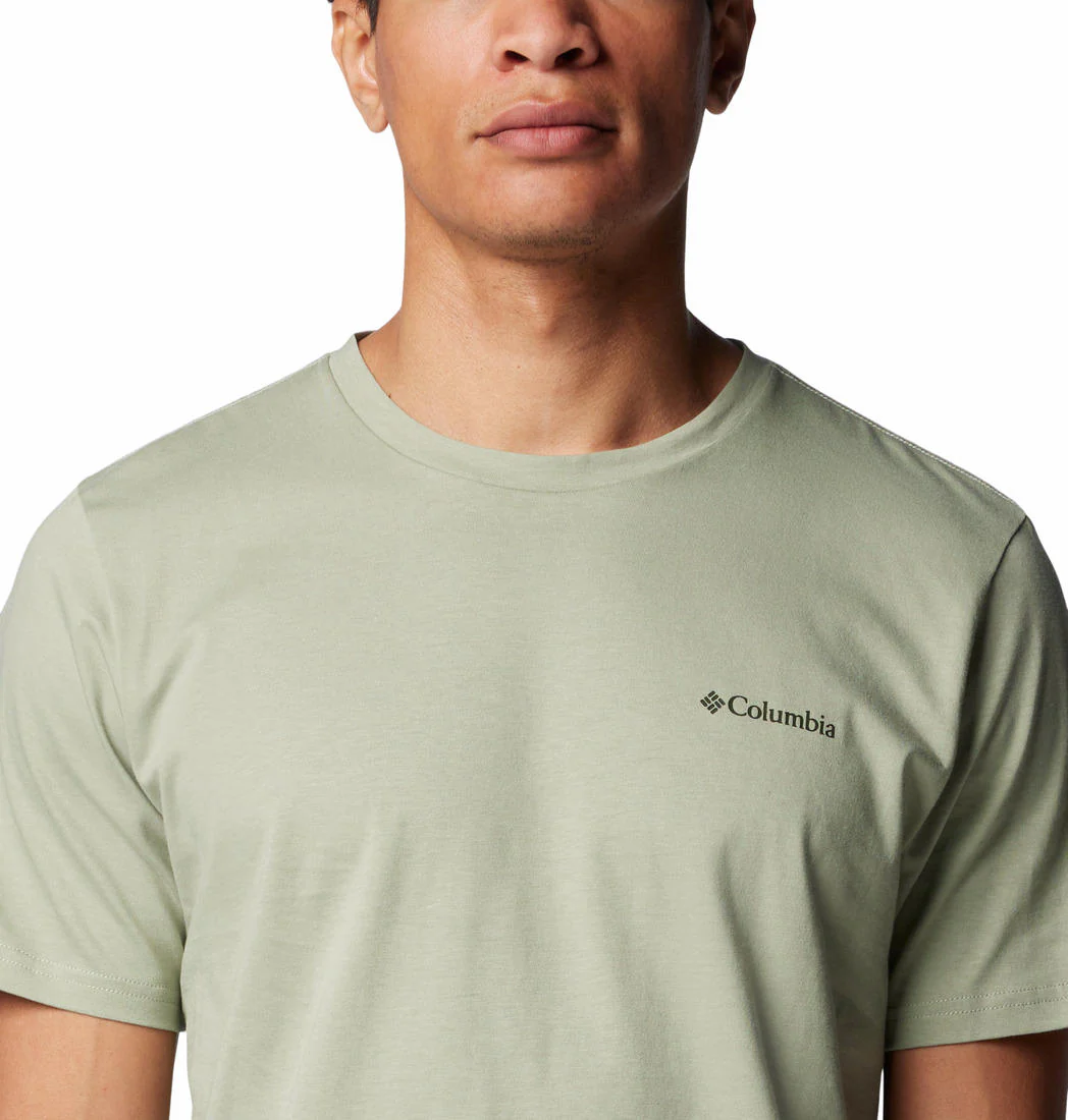Columbia Men Green Rapid Ridge Back Graphic Tee II - Image 3