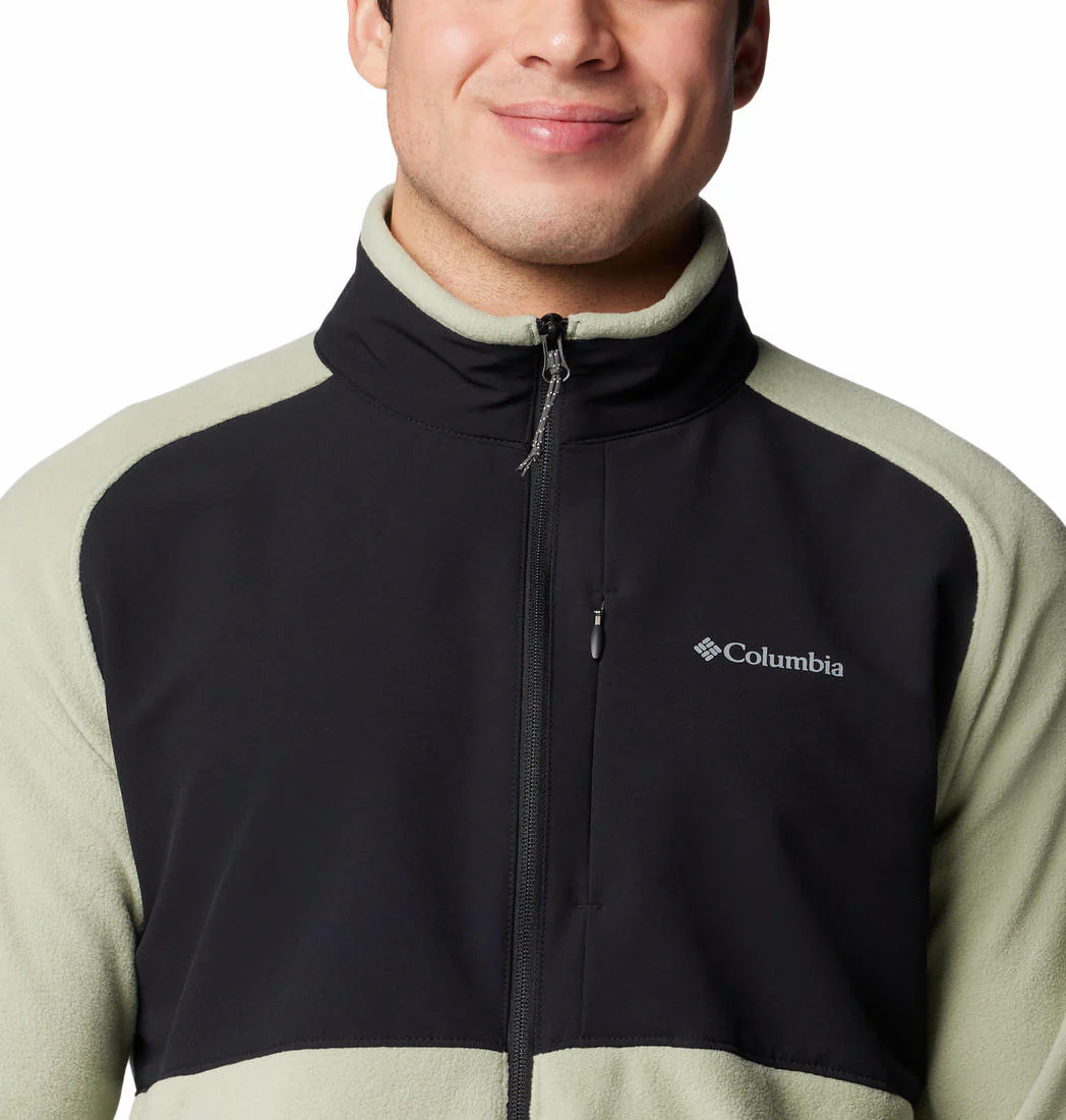 Columbia Men Green Sage Peak Full Zip Fleece - Image 6