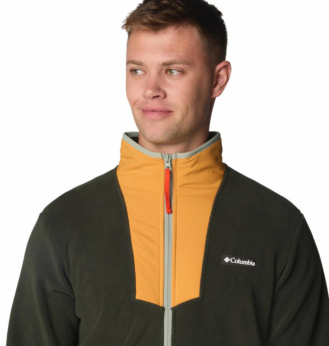 Columbia Men Green Sequoia Grove Full Zip Fleece - Image 5