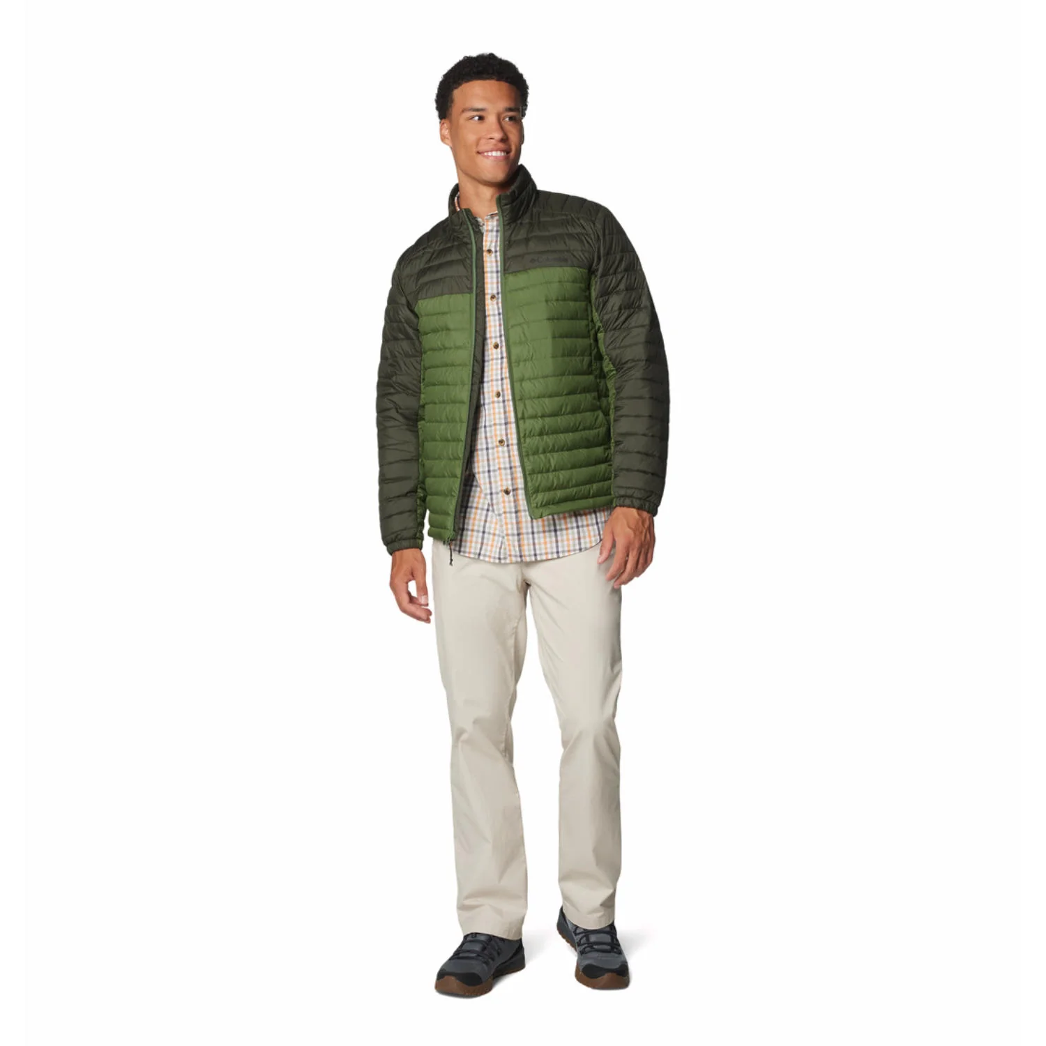 Columbia Men Green Silver Falls II Jacket - Image 3