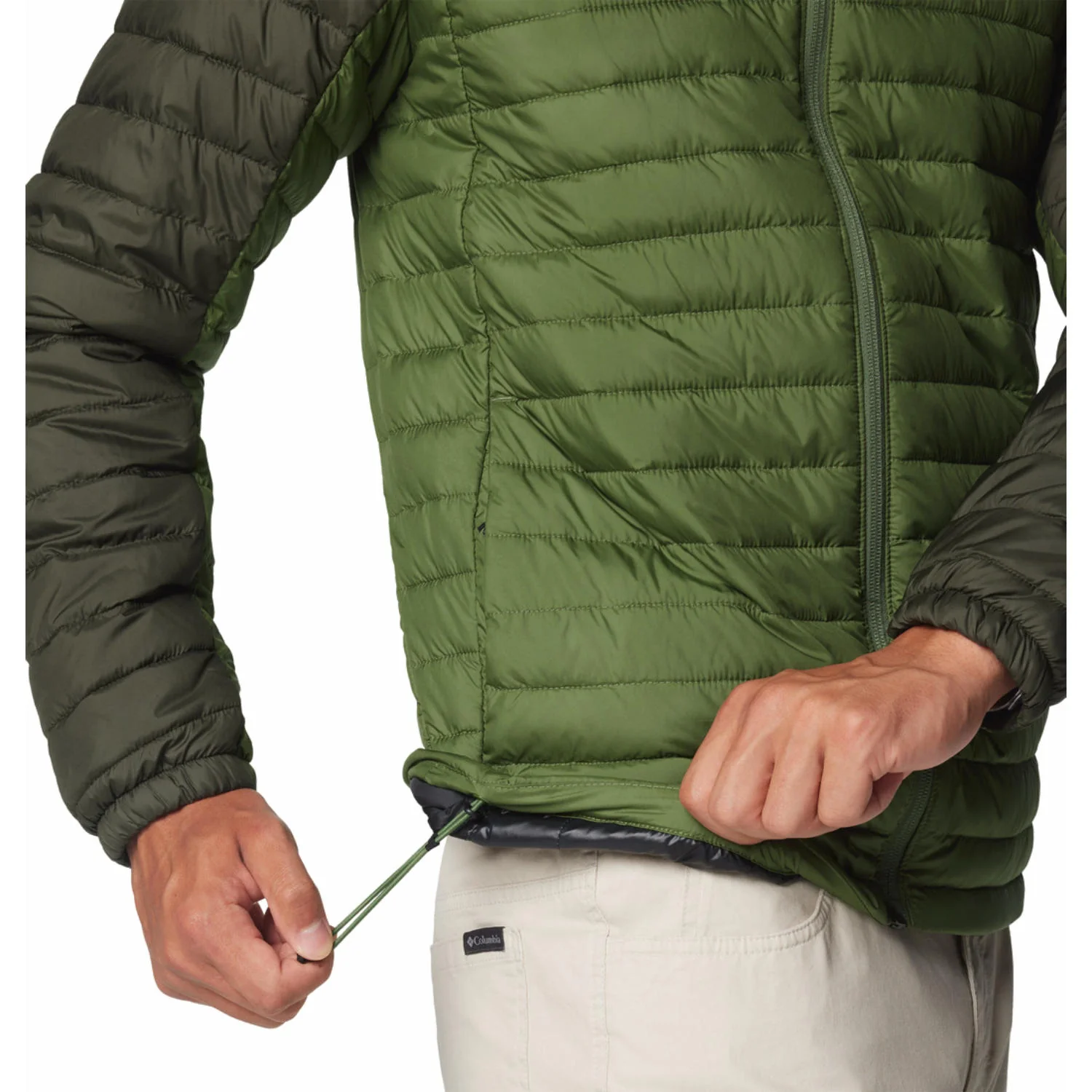 Columbia Men Green Silver Falls II Jacket - Image 4