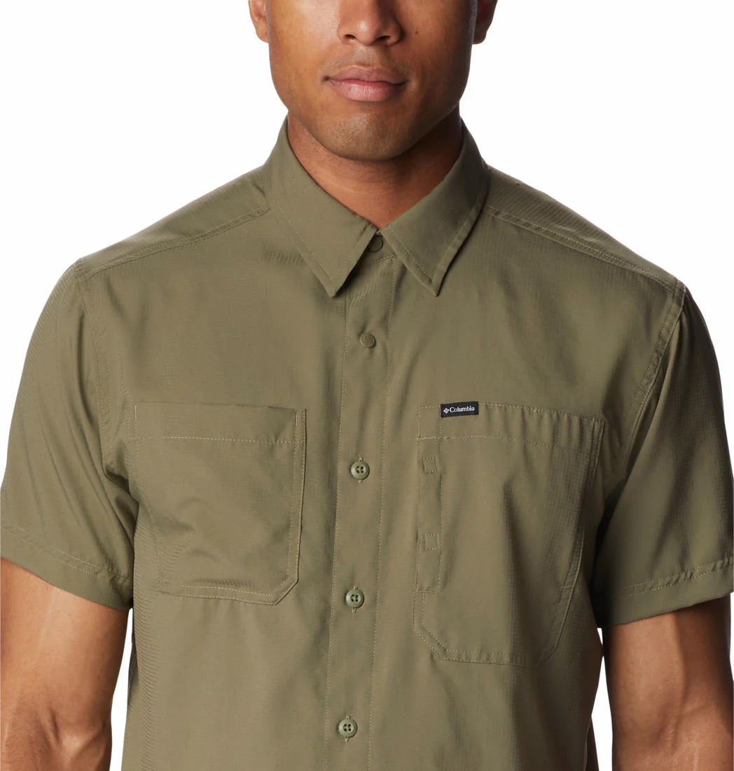 Columbia Men Green Silver Ridge Utility Lite Short Sleeve (Sun Protection) - Image 5