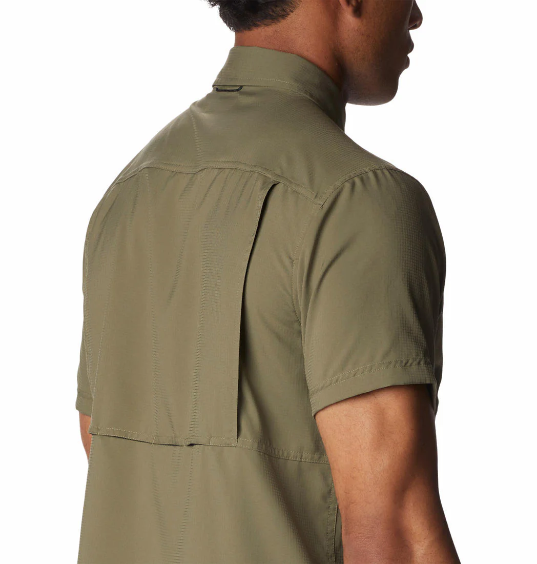 Columbia Men Green Silver Ridge Utility Lite Short Sleeve (Sun Protection) - Image 6
