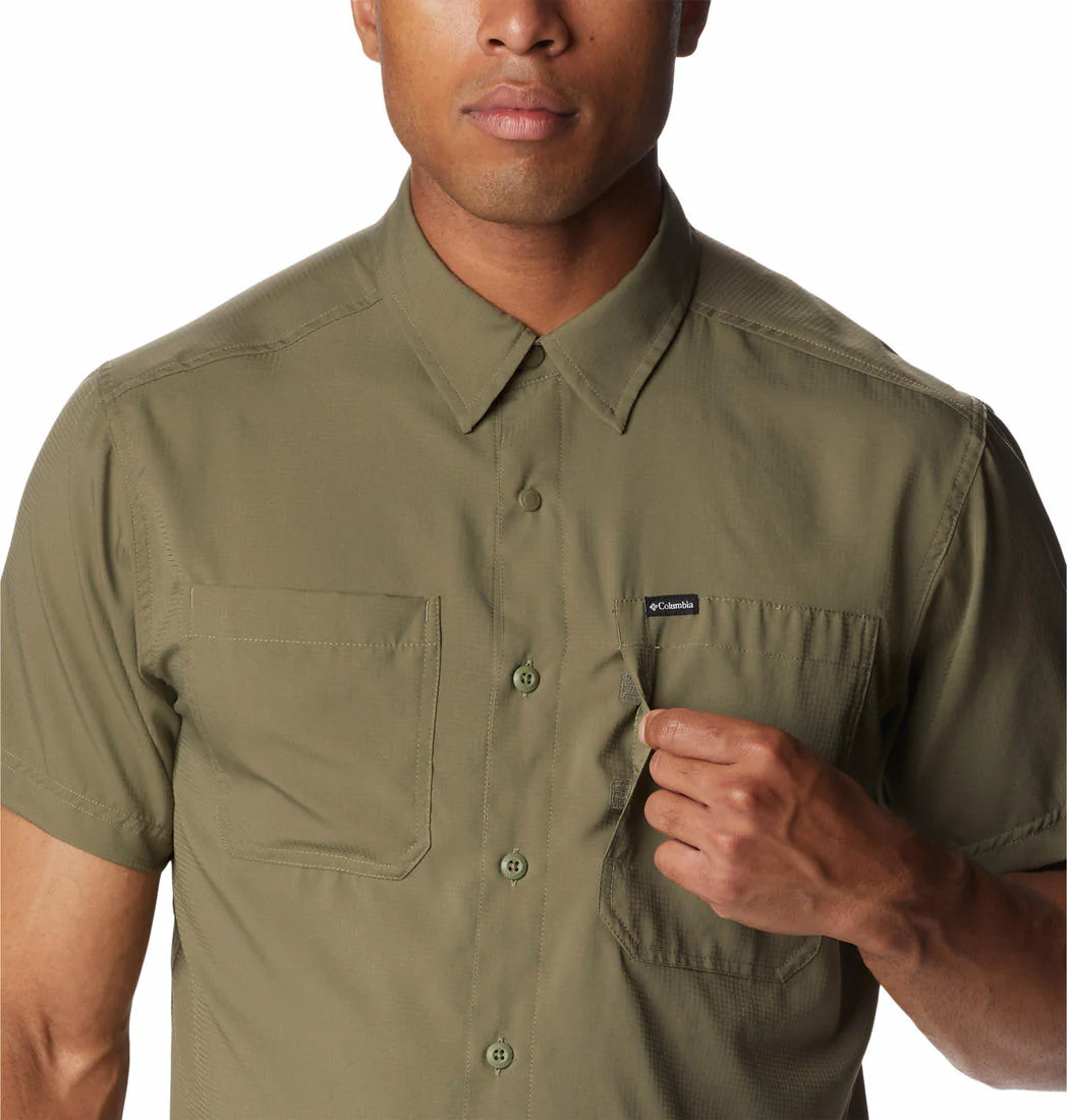 Columbia Men Green Silver Ridge Utility Lite Short Sleeve (Sun Protection) - Image 7