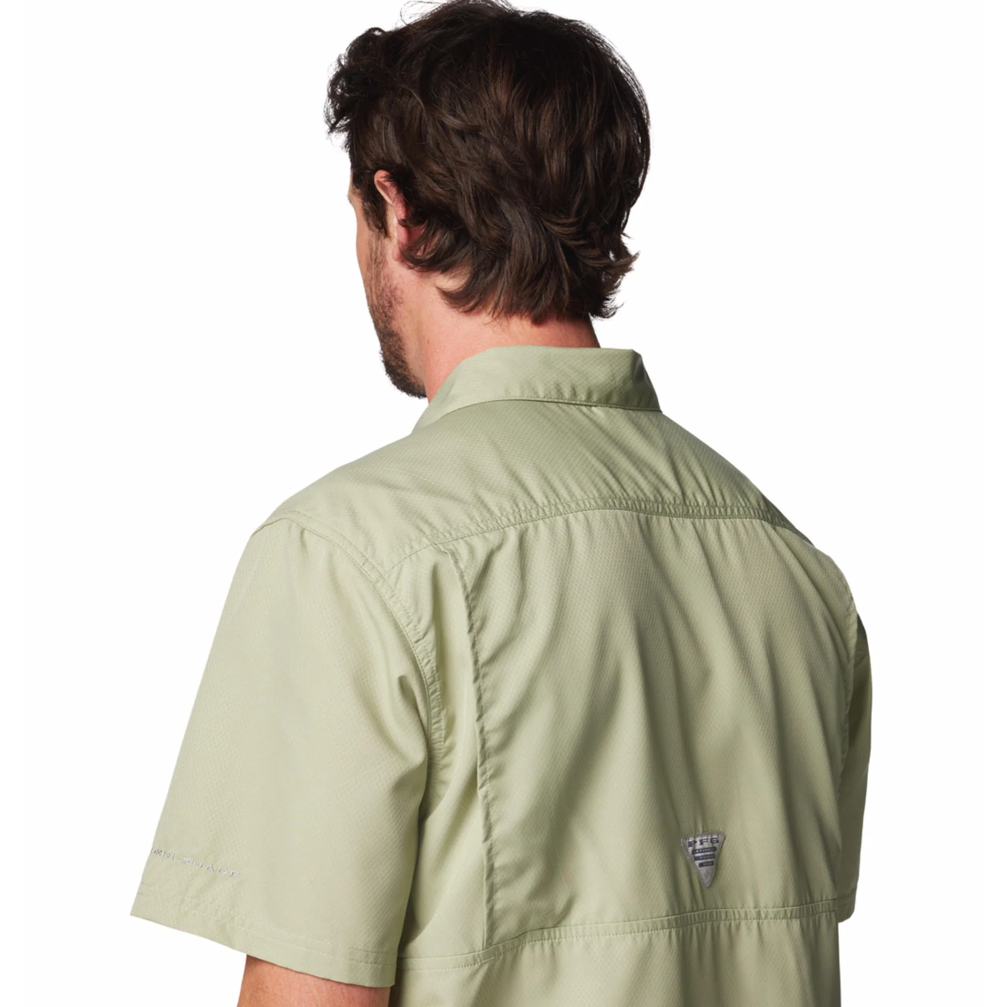 Columbia Men Green Slack Tide Camp Shirt (Sun Protection) - Image 6