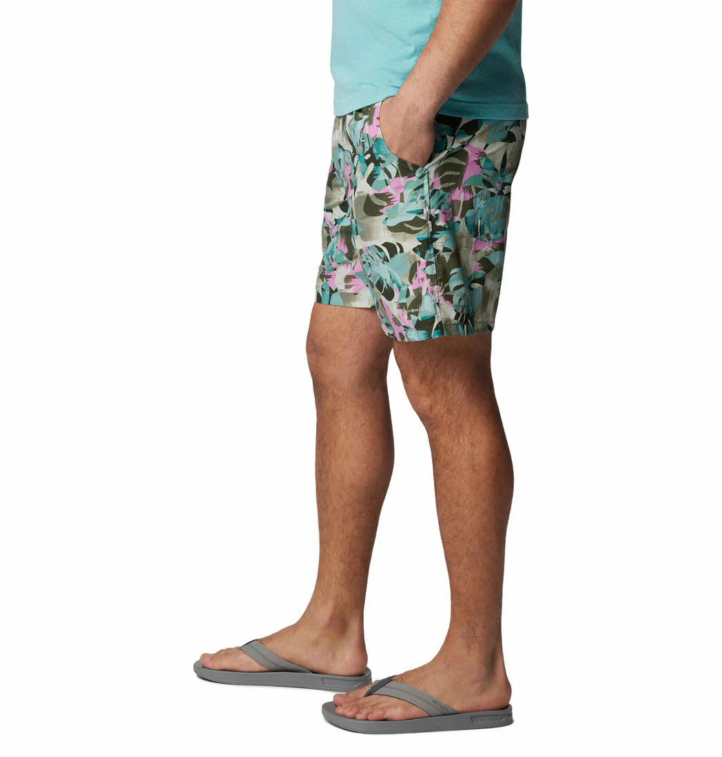 Columbia Men Green Super Backcast II Water Short (Sun Protection) - Image 4