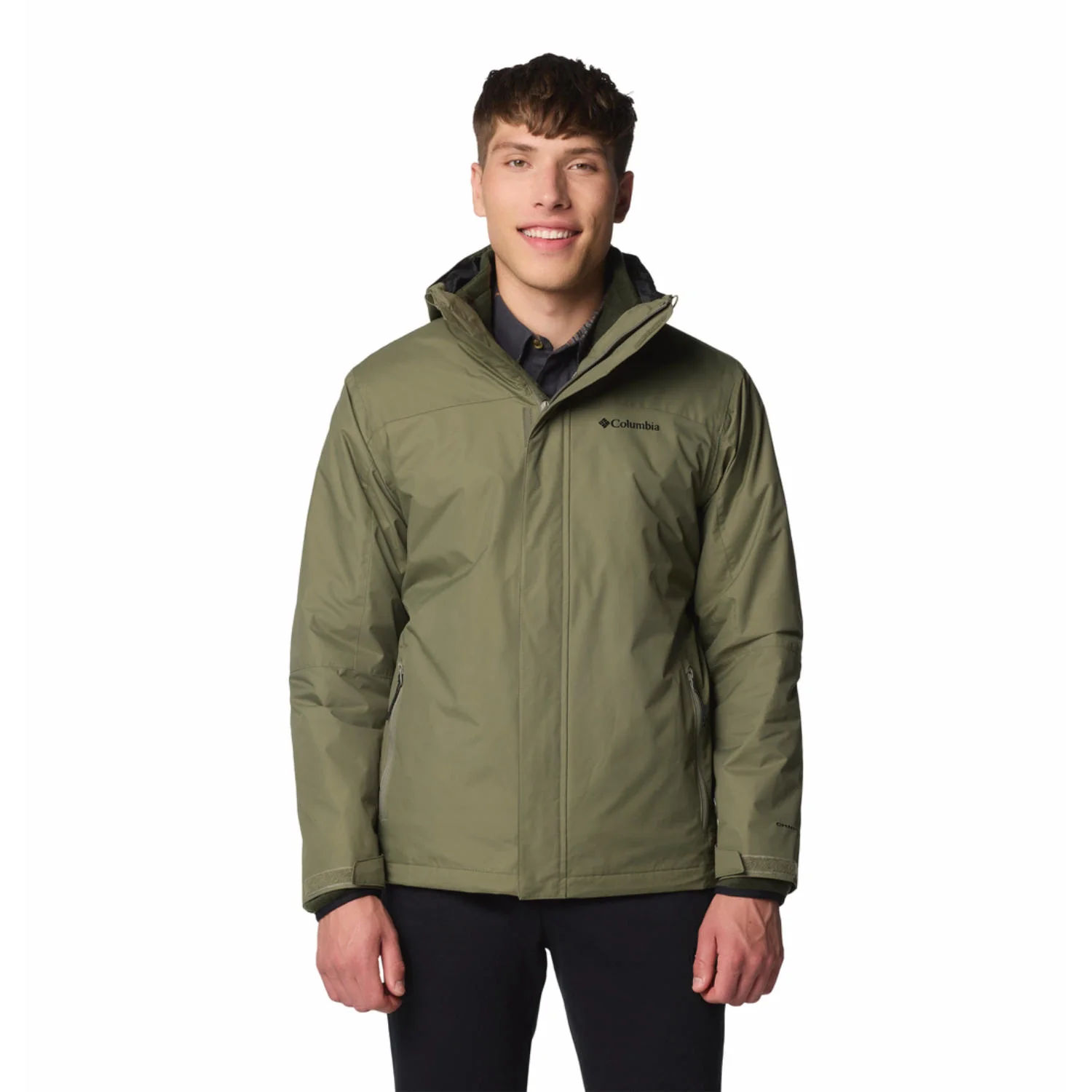 Columbia Men Green Tunnel Falls II Interchange Jacket - Image 10